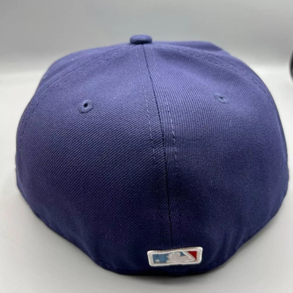 New Era Chicago Cubs Hat Men 7 3/8 Blue Wrigleyville Fitted Cap Size ONE SIZE - 5 Thumbnail