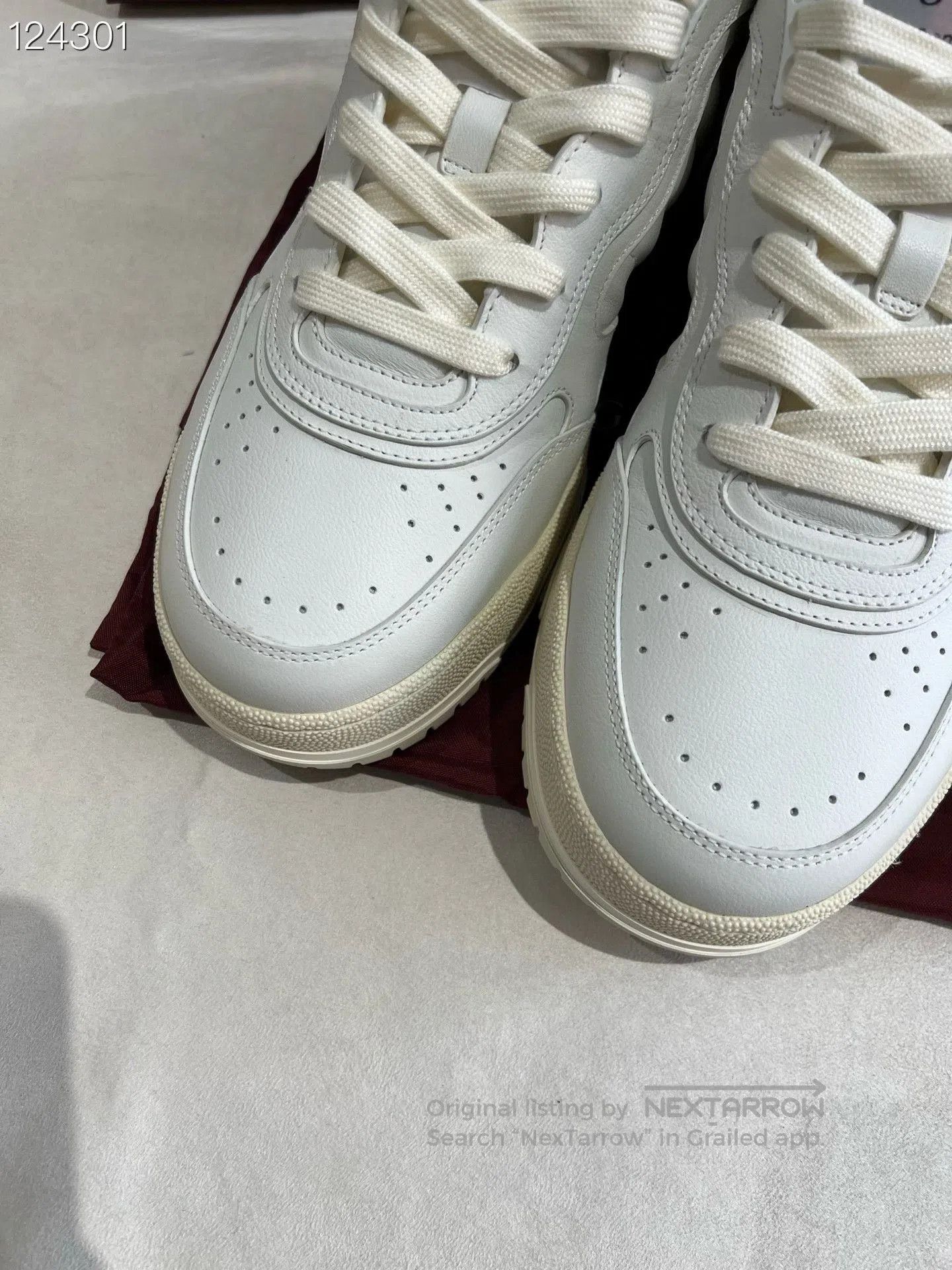 Gucci Gucci Red Green Stripe White Sneakers. Size US 9 / EU 42 - 3 Thumbnail