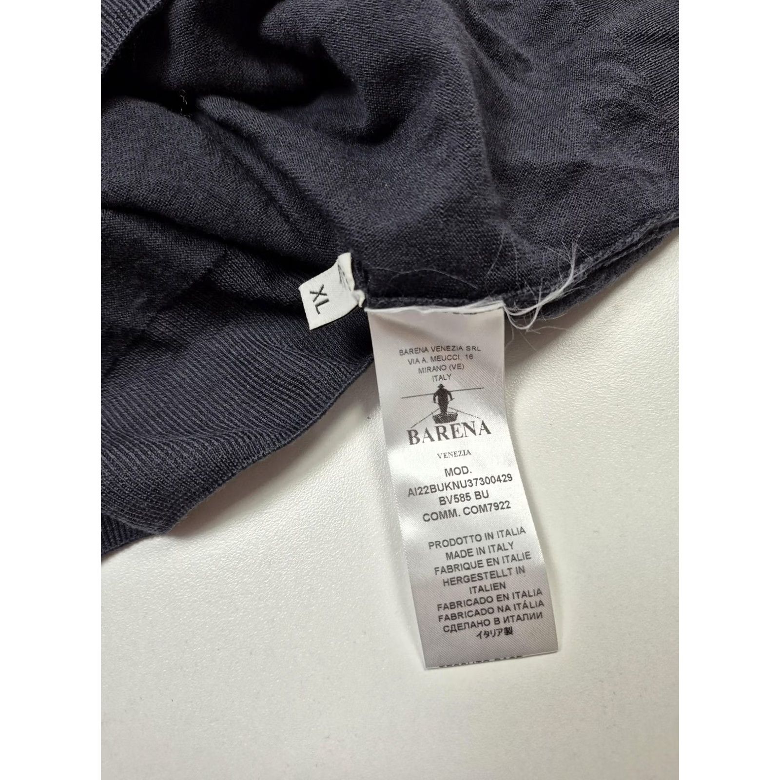 Barena Barena Venezia Sweater Mens XL Gray Extrafine Merino Wool Crewneck Knit Size US XL / EU 56 / 4 - 4 Thumbnail