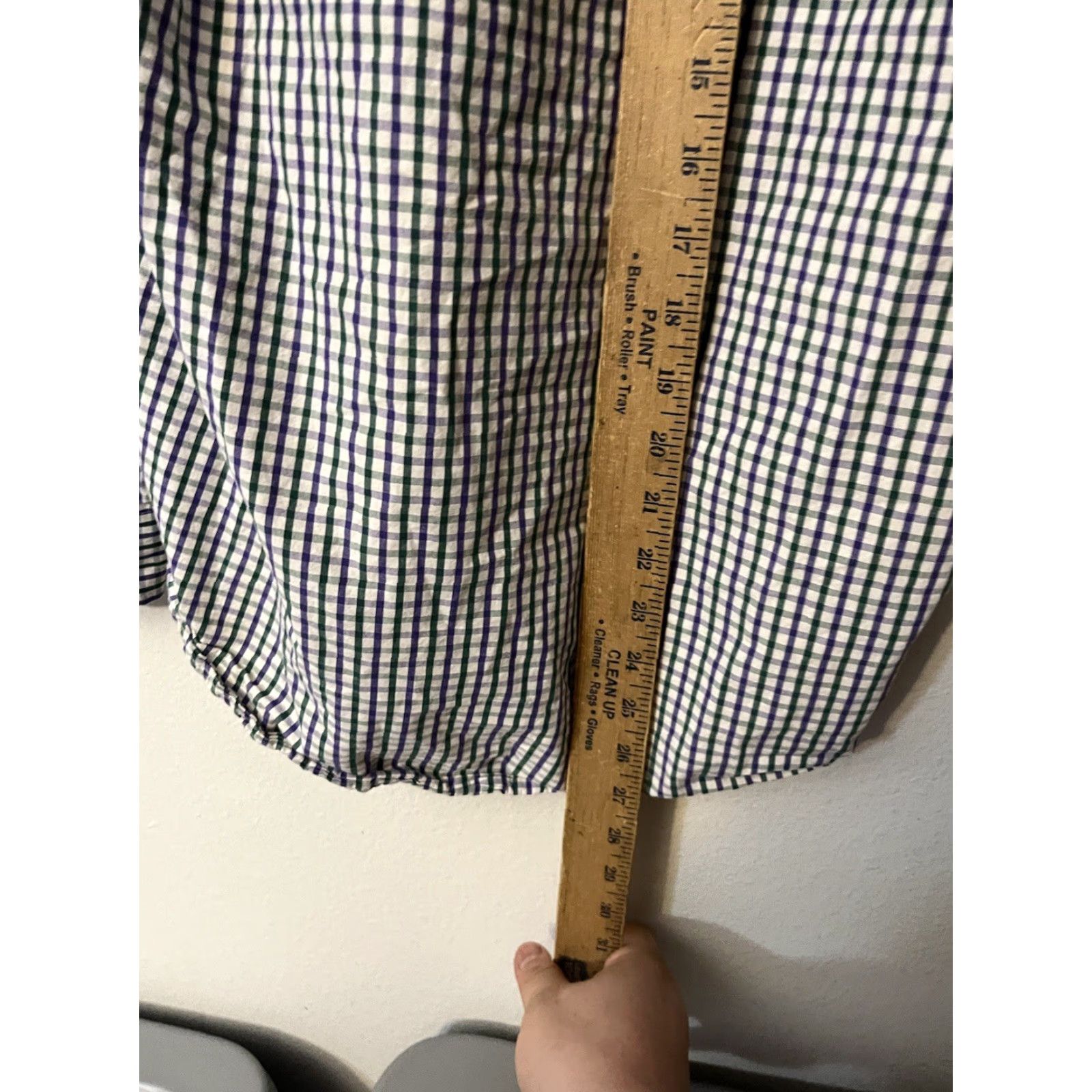 Izod IZOD Shirt Long Sleeve Button-Down Gingham Polo Golf Multicolor S Mens Size US S / EU 44-46 / 1 - 4 Thumbnail