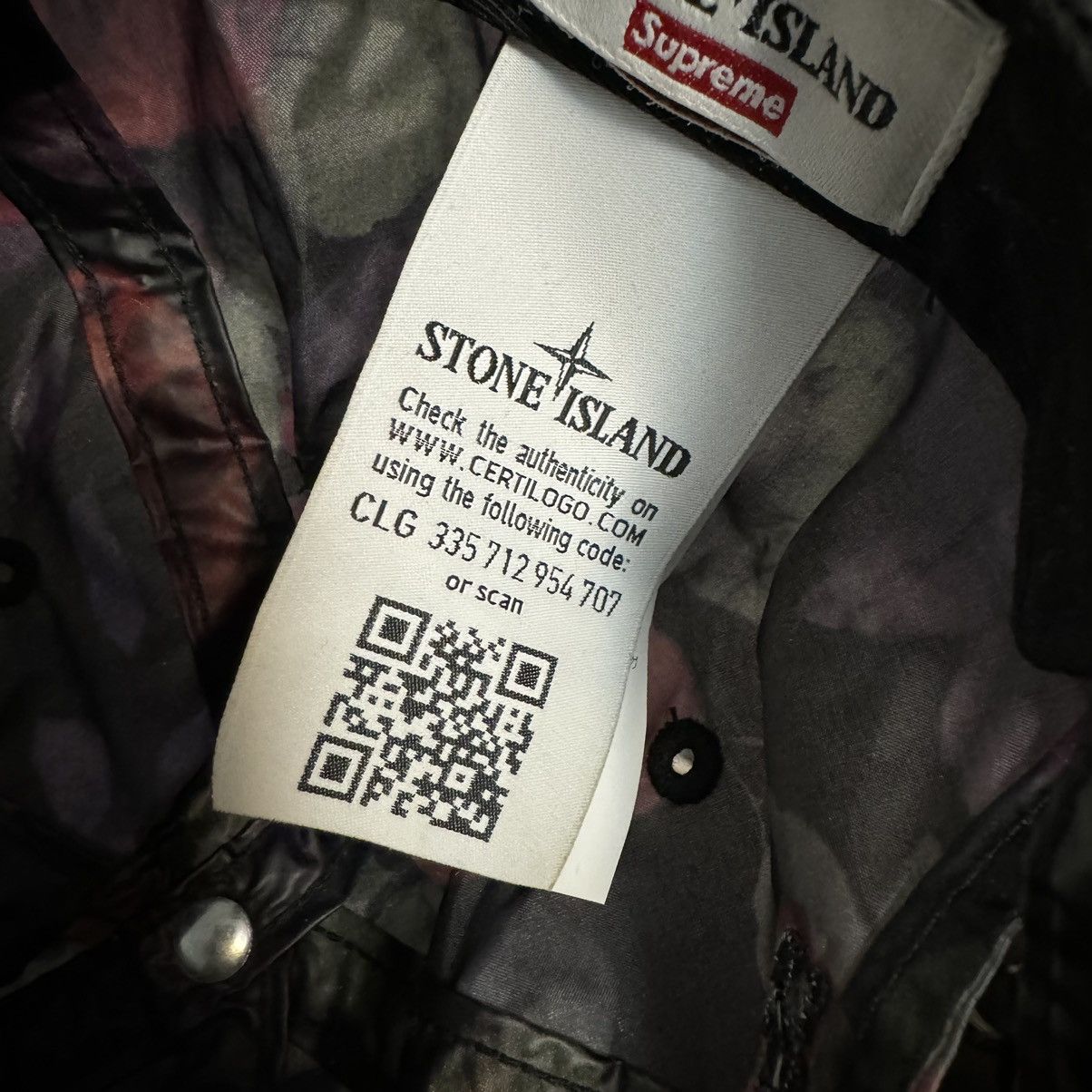 Stone Island × Supreme Supreme x Stone Island Lamy Stampato 6 Panel Hat Size ONE SIZE - 12 Thumbnail