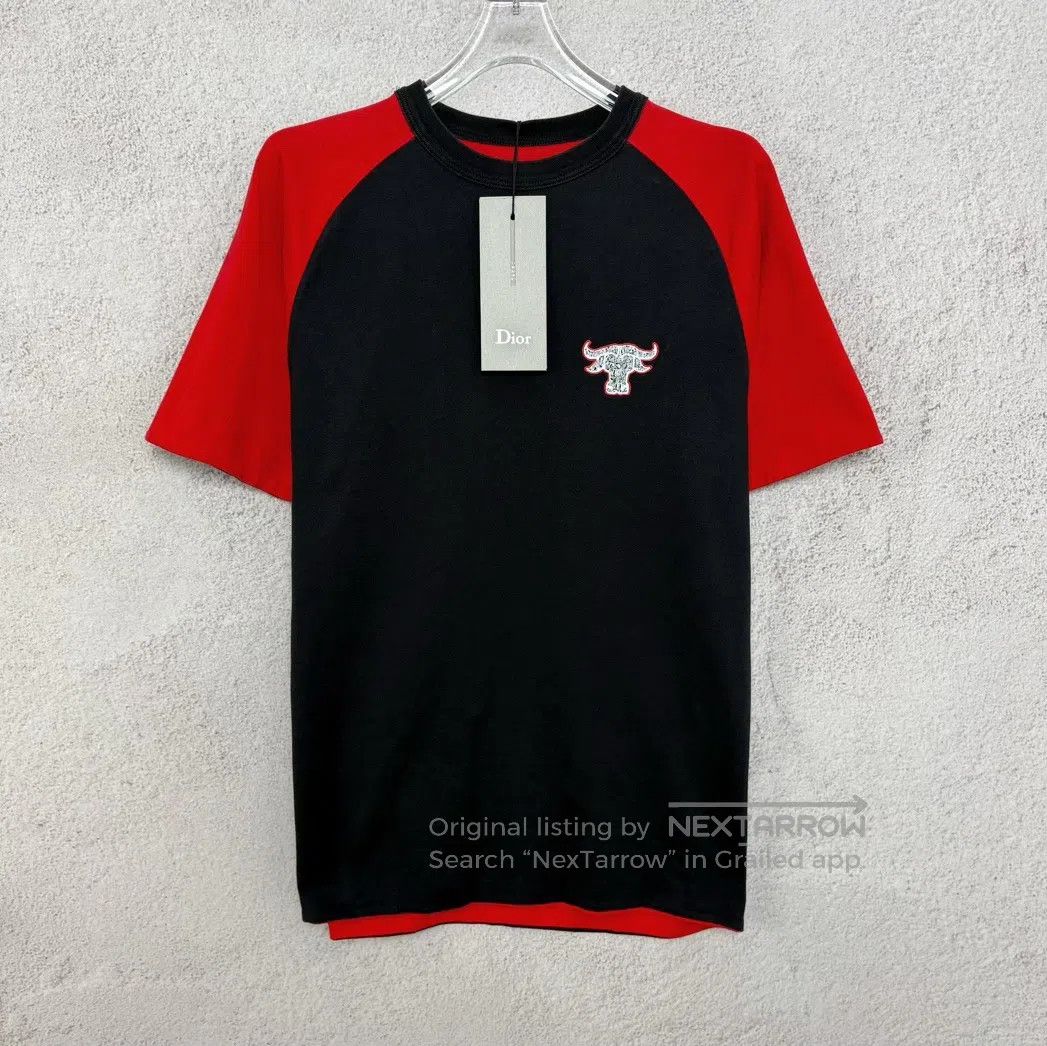 Dior Dior Black and red double-sided short-sleeved T-shirt with Size XS / US 0-2 / IT 36-38 - 3 Thumbnail