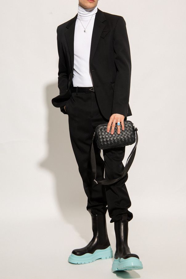 o1lv12m1024 Tech Nylon Jacket in Black