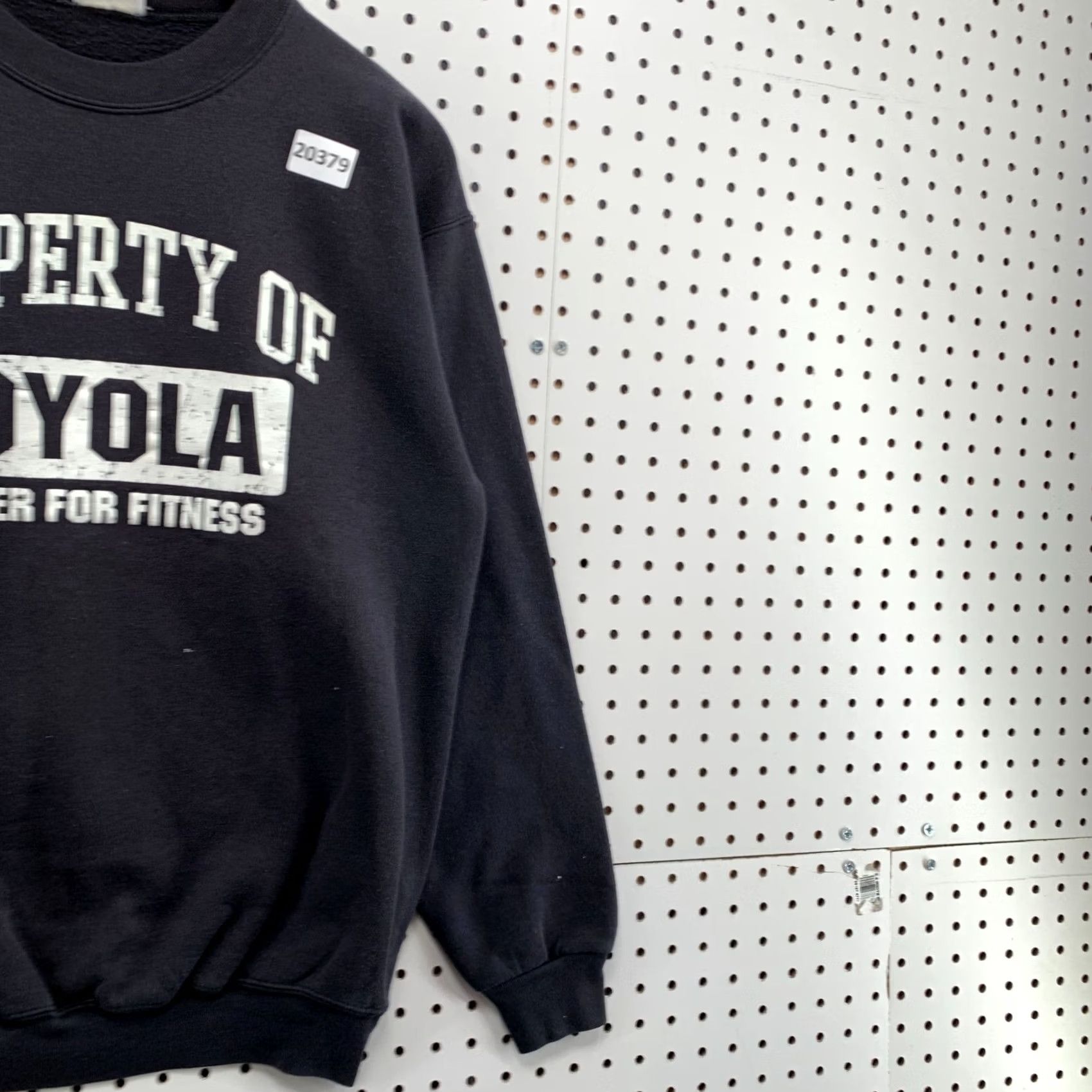 Vintage Loyola University Sweatshirt Mens Medium Black Crewneck Pullover Faded 21x27 Size US M / EU 48-50 / 2 - 4 Thumbnail