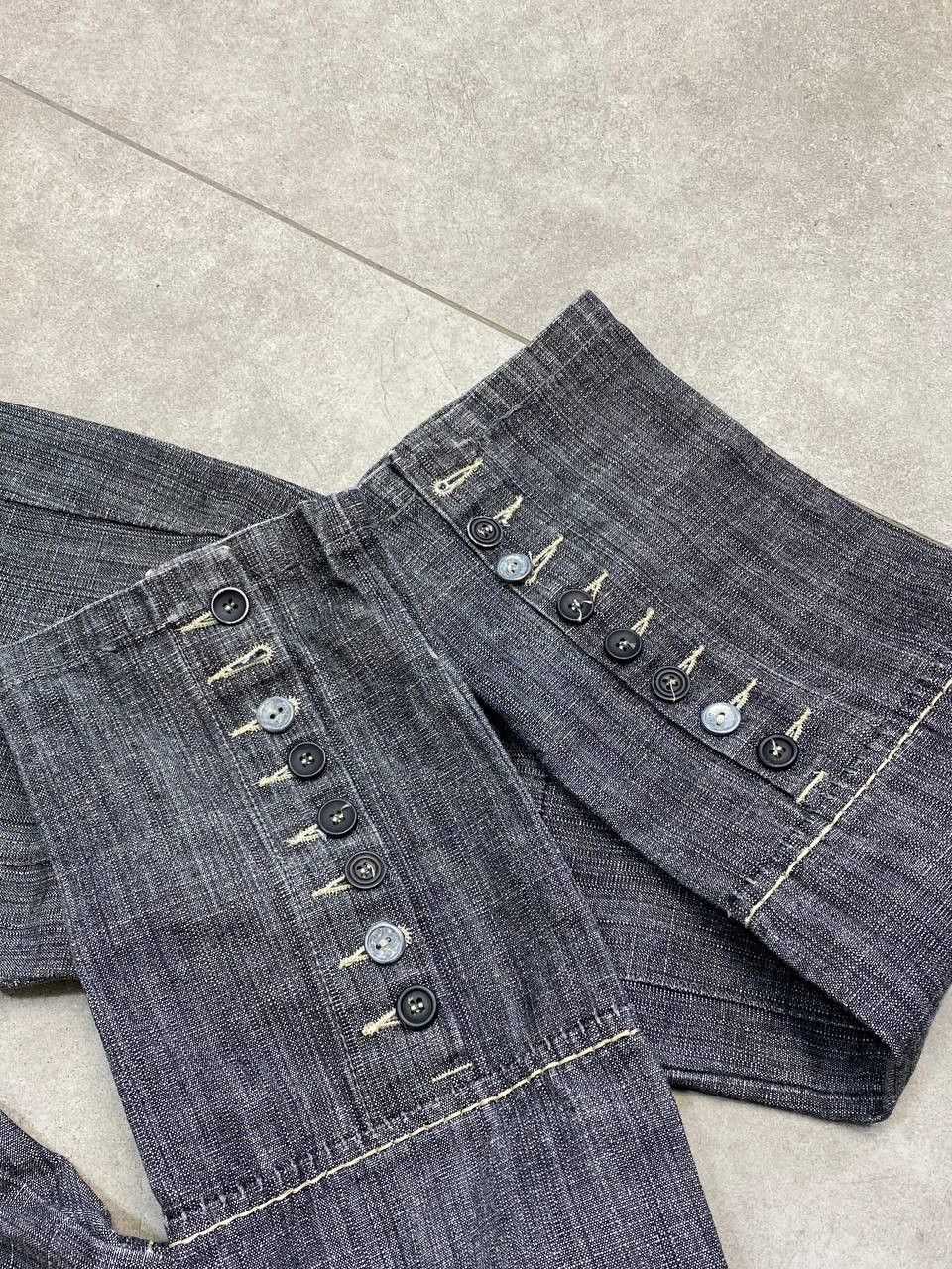 Marithe + Francois Girbaud Vintage Marithe + Francois Girbaud Buttons Denim Pants Size US 27 - 9 Thumbnail