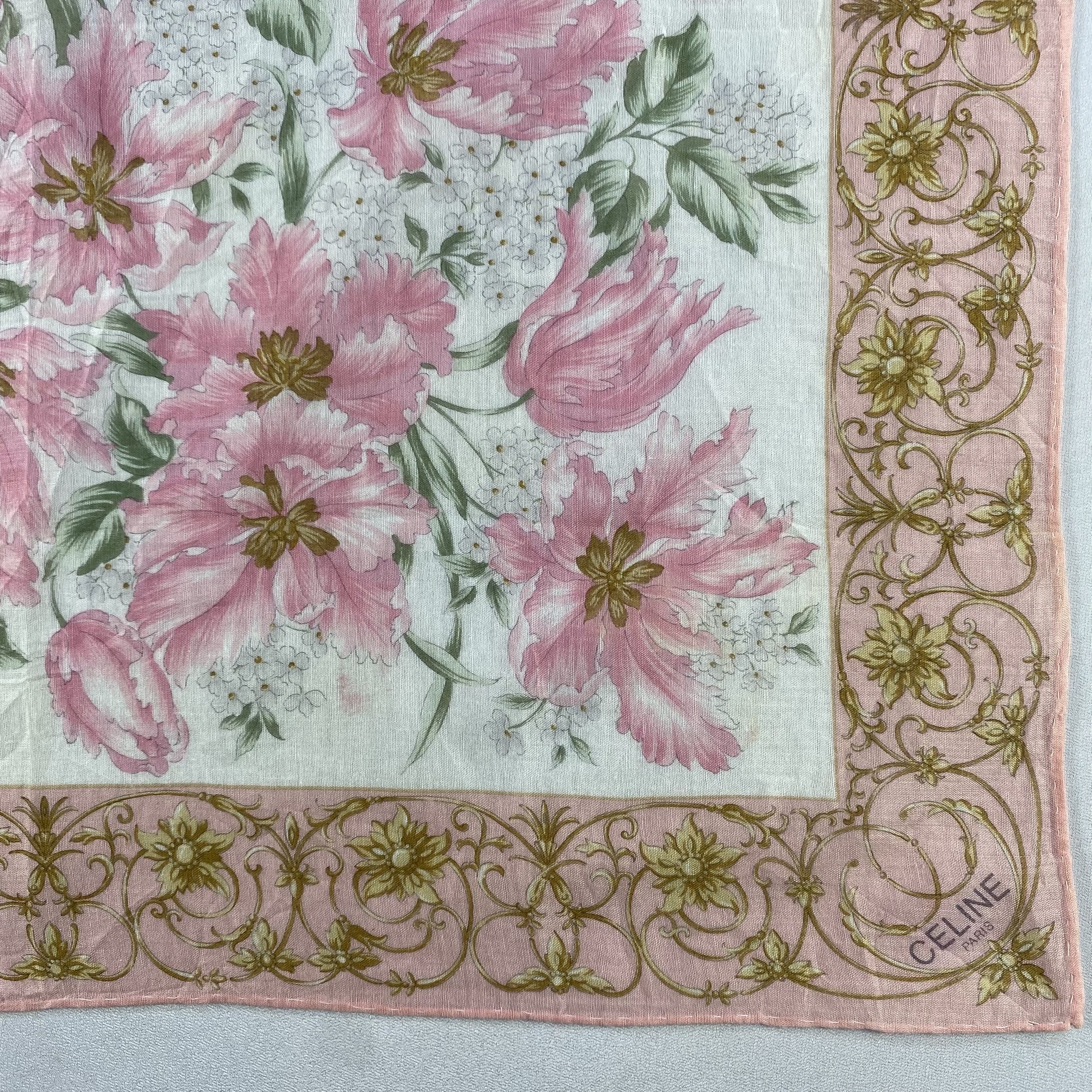 Celine × Vintage Celine Bandana/ Handkerchief / Neckerchief Size ONE SIZE - 3 Thumbnail