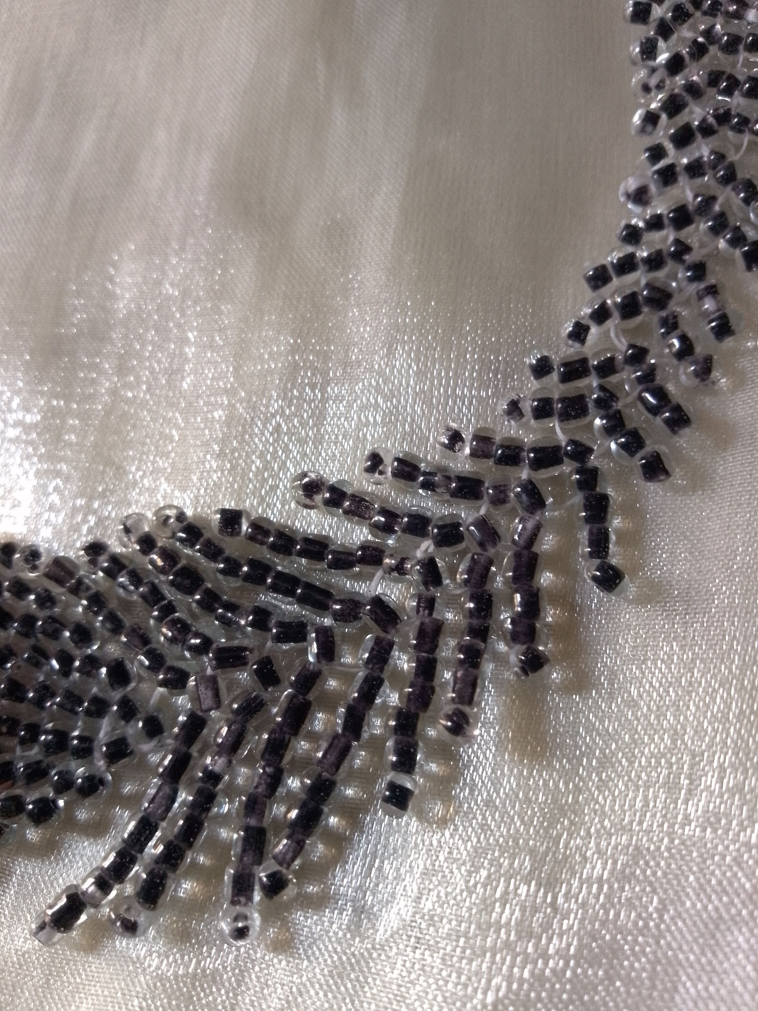 Handmade Necklace Choker. Black sexy with red carnelian gemstone Size ONE SIZE - 2 Thumbnail