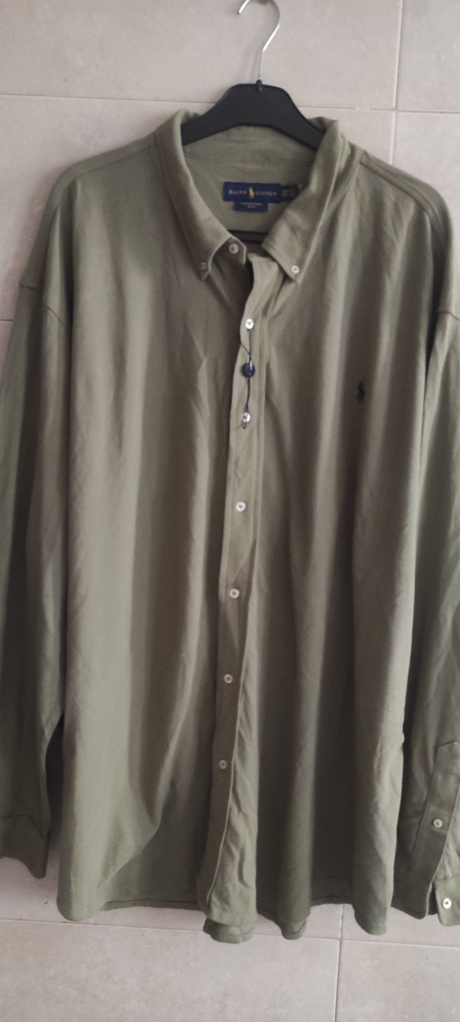 Polo Ralph Lauren Ralph Lauren Men's Button Down Shirt Men Cotton Long Sleeve Size US XXL / EU 58 / 5 - 2 Thumbnail