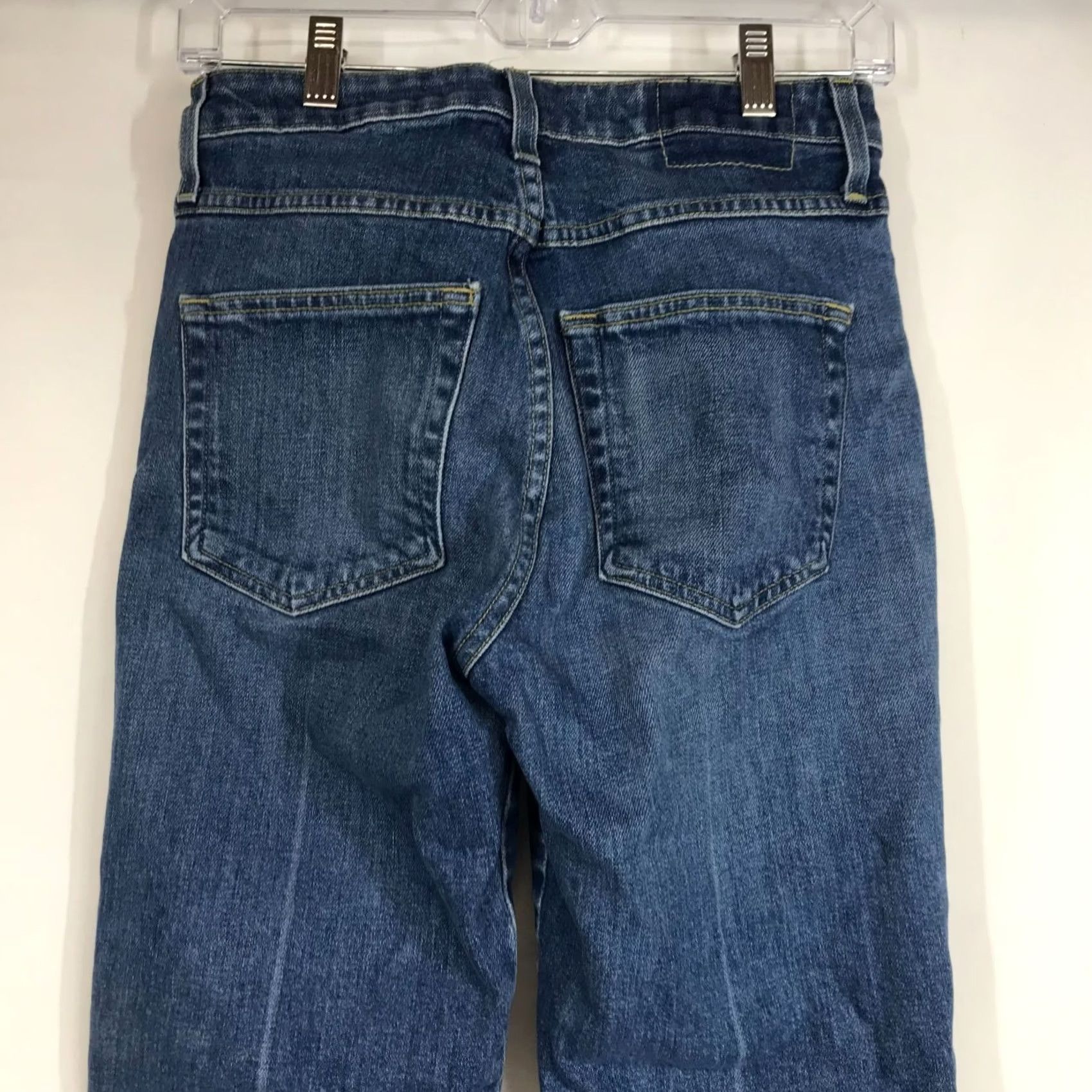 AMO AMO Womens 26 Blue Denim Bella 5 Pocket Jeans Size 26" / US 2 / IT 38 - 5 Thumbnail