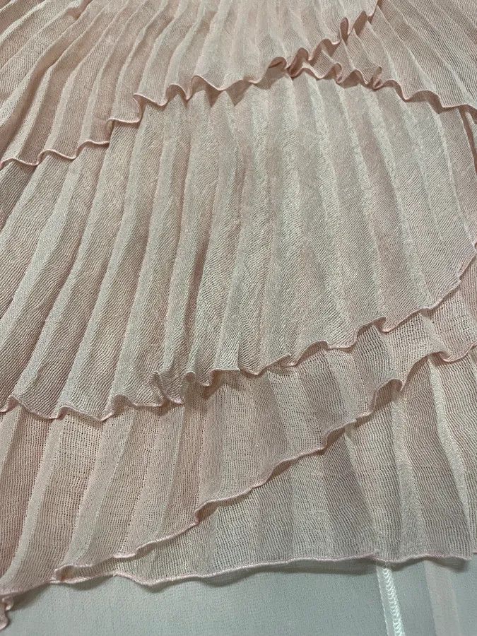 Emporio Armani × Vintage SS2006 Emporio Armani Shell Pleats Skirt Size M / US 6-8 / IT 42-44 - 4 Thumbnail