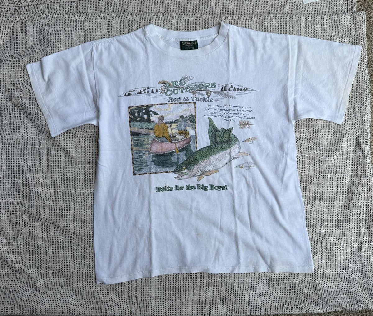 American Eagle Outfitters × Vintage vintage fishing t shirt American eagle outfitters Made in US Size US L / EU 52-54 / 3 - 1 Thumbnail