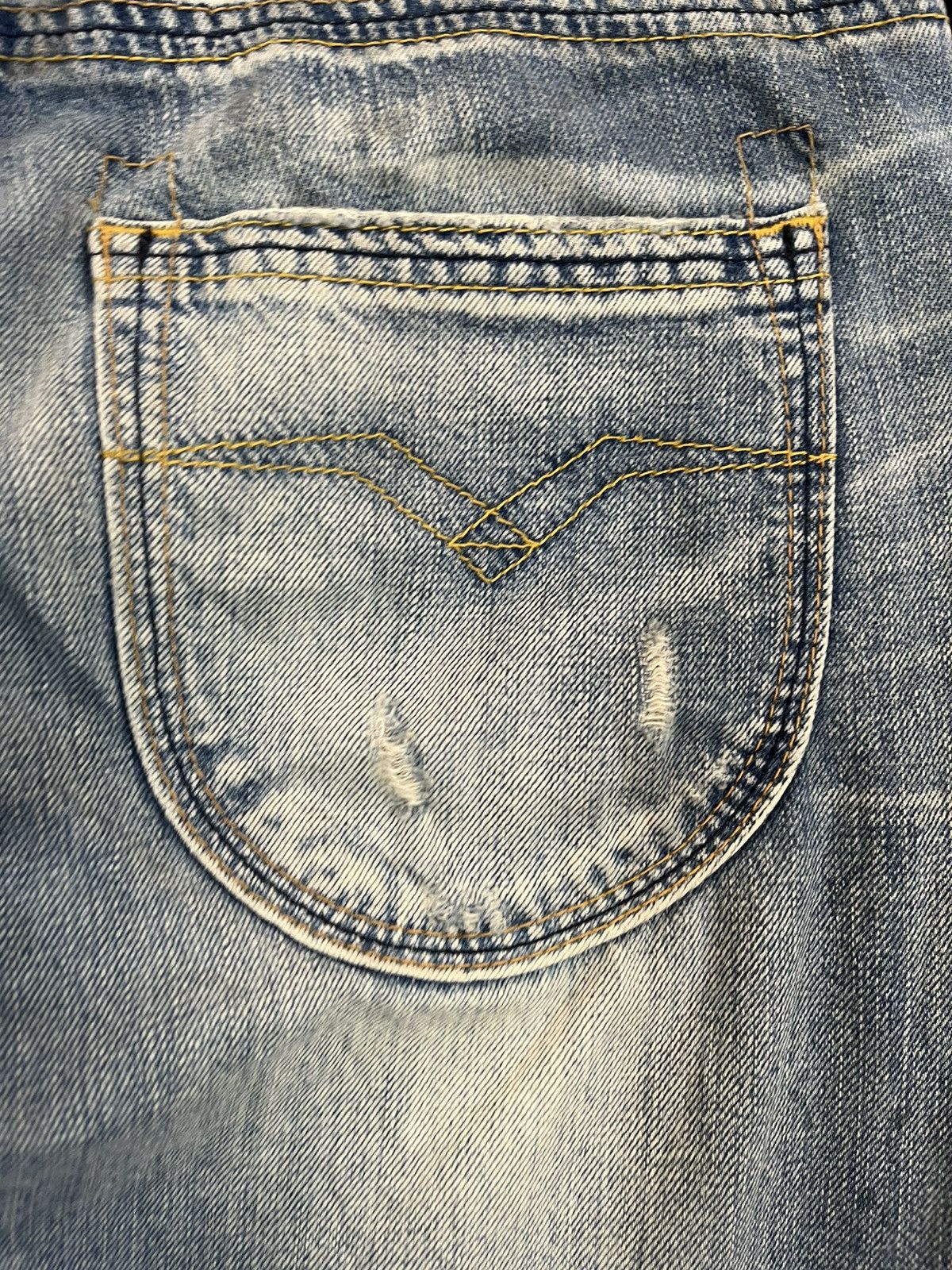 Le Grande Bleu (L.G.B.) × Replay Vintage Replay Flare Bell Bottom Faded Denim Size US 29 - 10 Thumbnail
