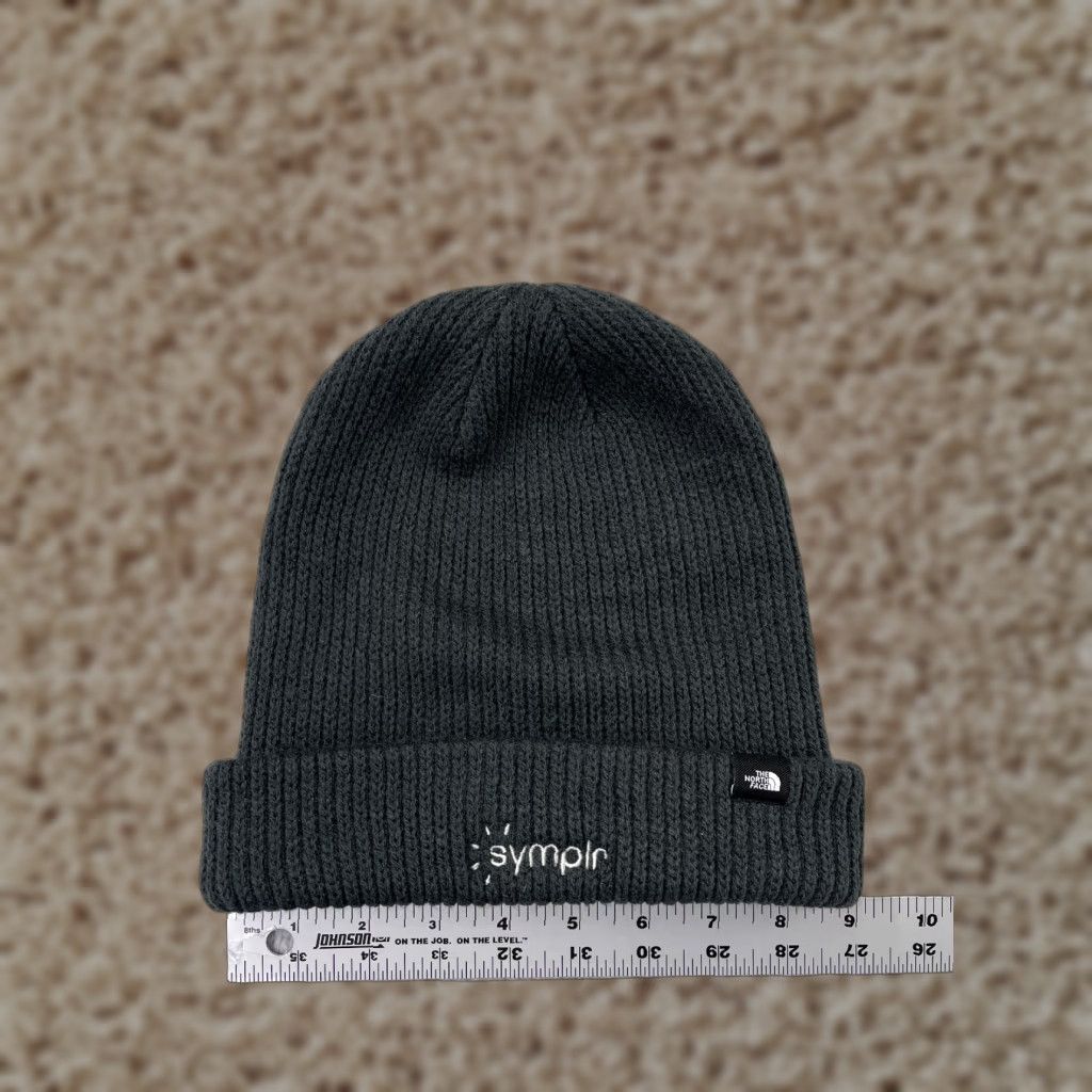 The North Face The North Face Beanie Adult One Size Gray Knit Acrylic Ski Snow Symplr Size ONE SIZE - 1 Thumbnail