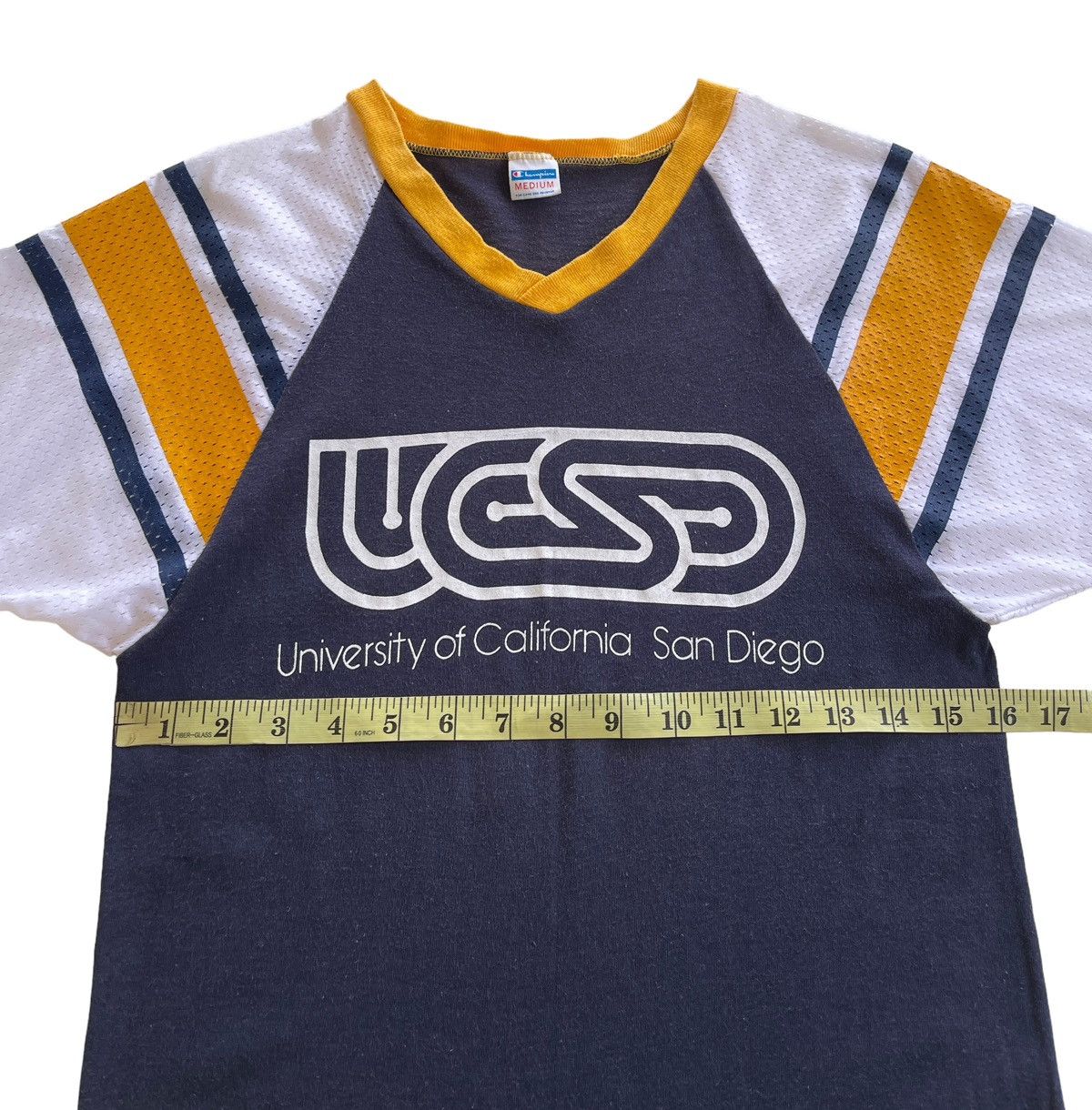 Champion 70s Champion University California San Diego Raglan Shirt Size M / US 6-8 / IT 42-44 - 8 Thumbnail