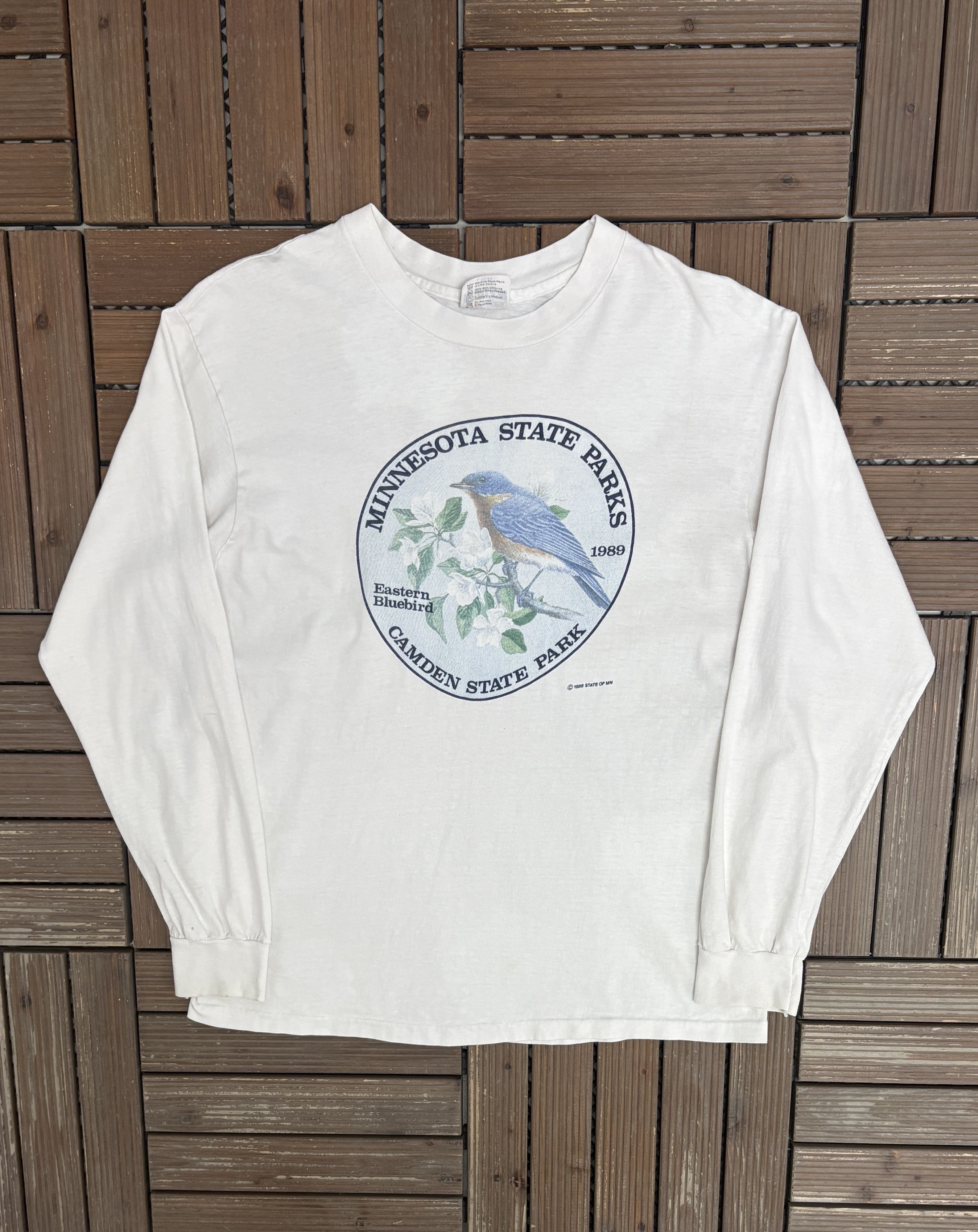 Vintage Minnesota Camden State Park Vintage White T-Shirt Tee Size US L / EU 52-54 / 3 - 1 Thumbnail