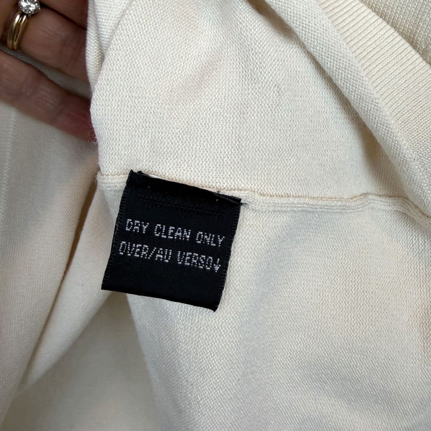 Ellen Tracy Ellen Tracy Tank Silk Blend Womens XL Ivory Sleeveless Scoop Neck Casual Pullover Size XL / US 12-14 / IT 48-50 - 7 Thumbnail
