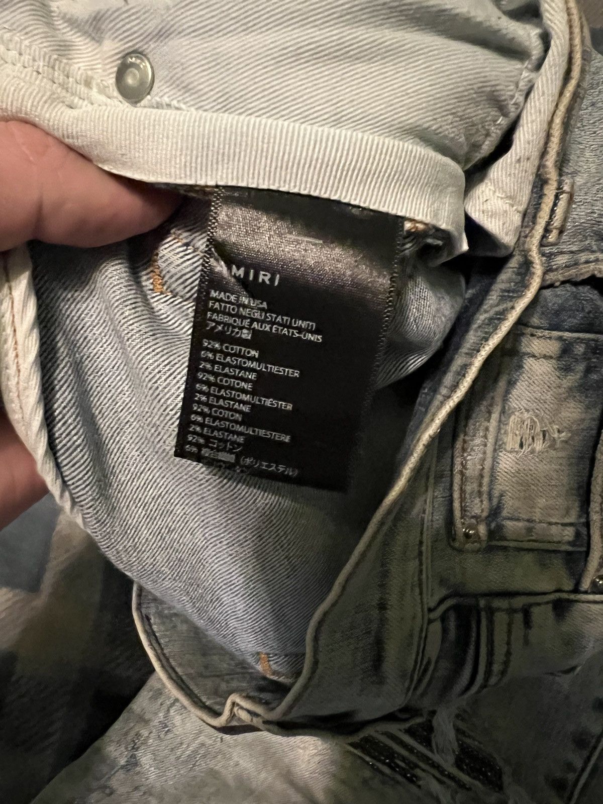 Amiri Amiri MX1 iridescent jeans size 31 Size US 31 - 4 Thumbnail