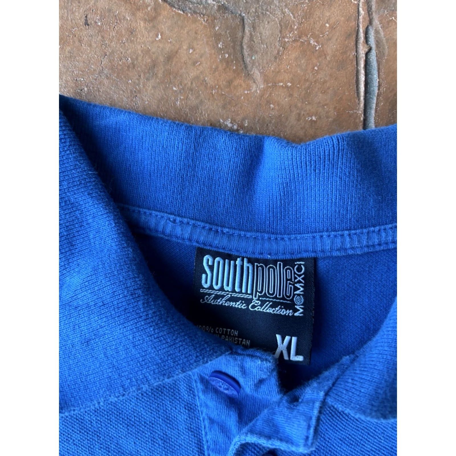 Southpole VINTAGE Southpole Polo Shirt XL Blue Men Polo Short Sleeve Collared Size US XL / EU 56 / 4 - 2 Thumbnail