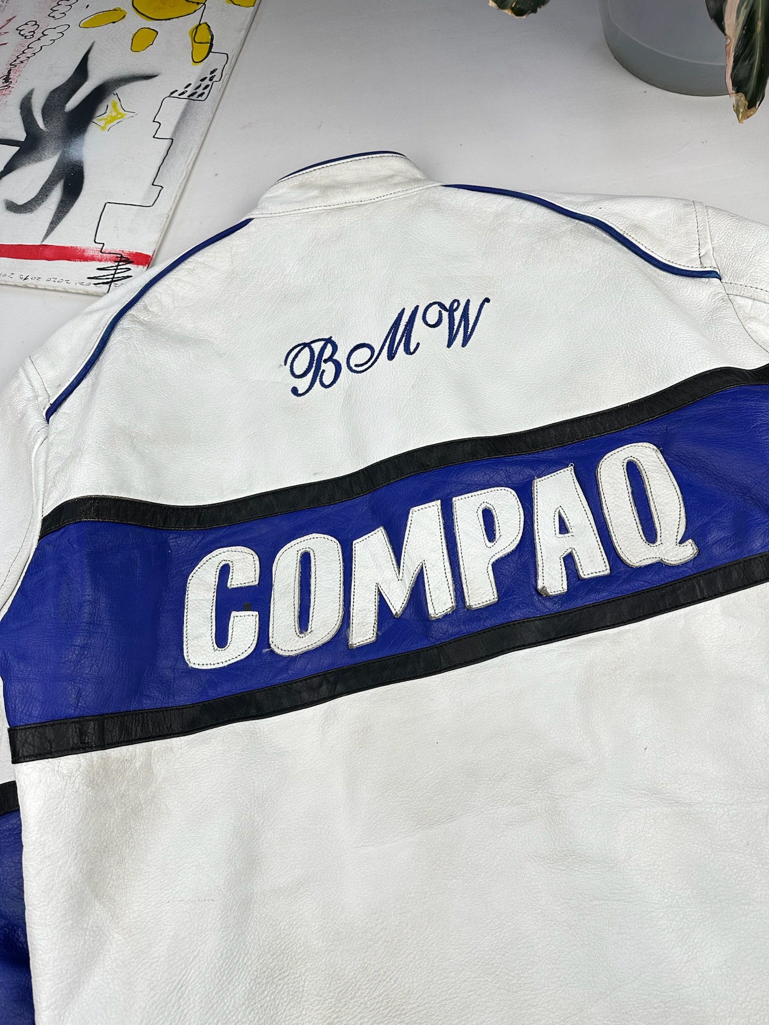 BMW BMW Racing Leather Jacket Rare Streetwear Size US XL / EU 56 / 4 - 13 Thumbnail