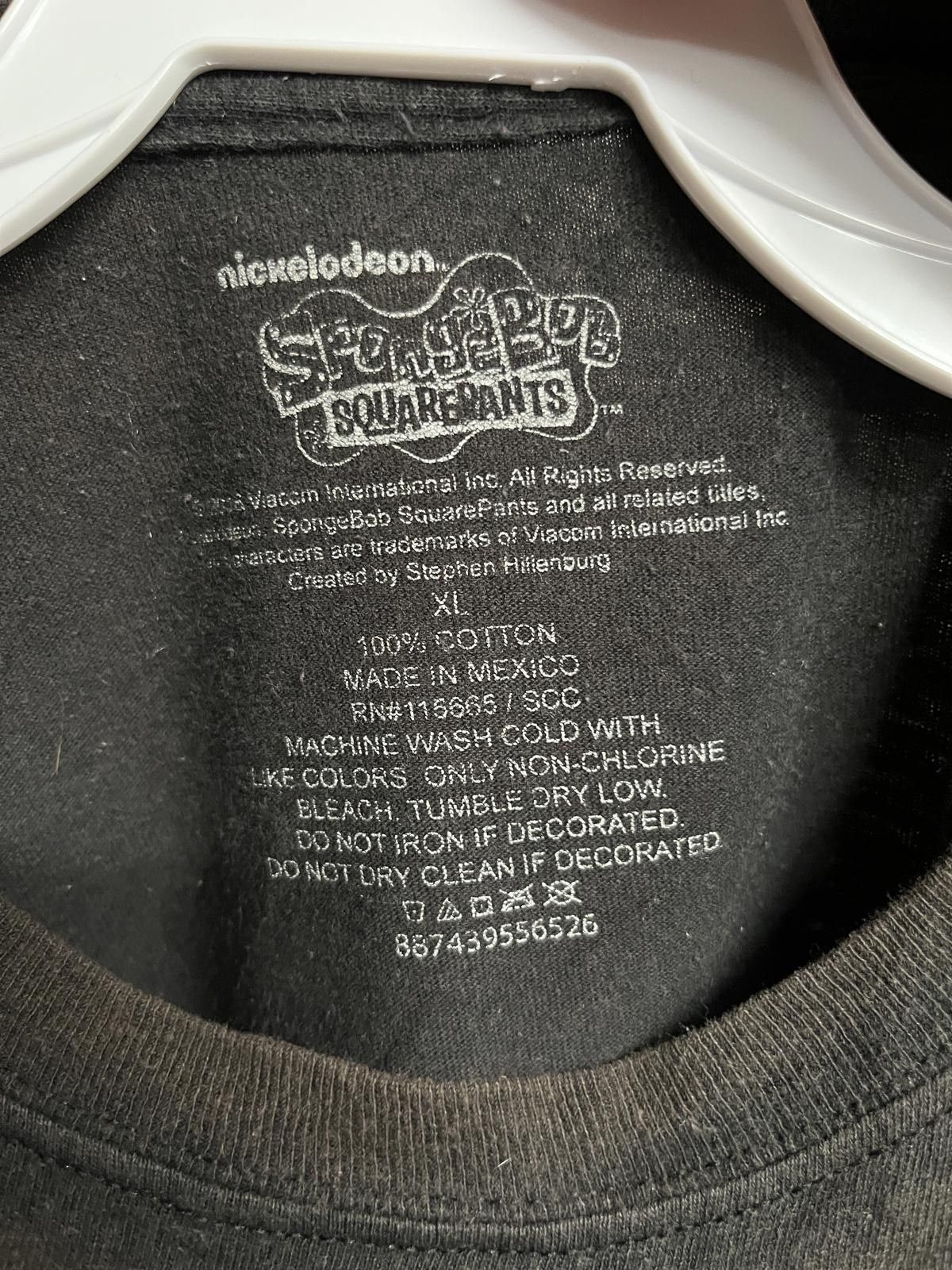 Designer Faded Spongebob n Patrick Acid Cat in Space T-shirt Size US XL / EU 56 / 4 - 2 Thumbnail