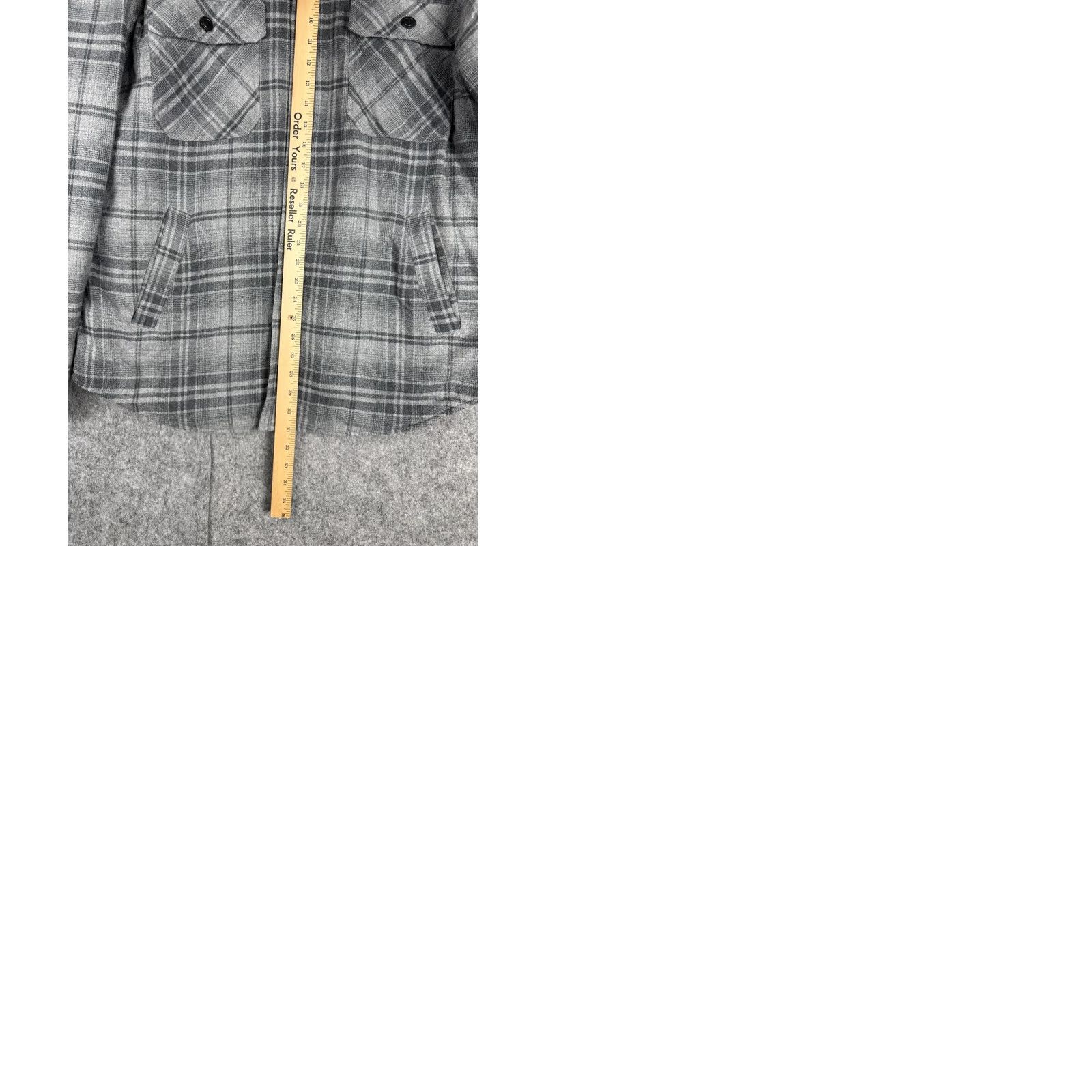 Rails Rails Jacket Shacket Men XL Plaid Flannel Button Lined Worthing Shadow Size US XL / EU 56 / 4 - 9 Thumbnail