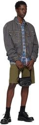 C.P. Company o1y1224 Denim Short in Military Green Size US 29 - 4 Thumbnail