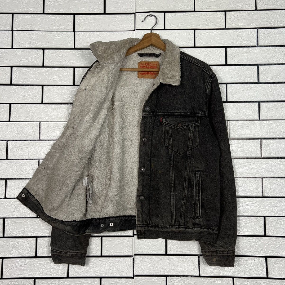 Levi's LEVIS Sherpa Lined Type 3 Denim Jacket #4129-C188 Size US M / EU 48-50 / 2 - 9 Thumbnail