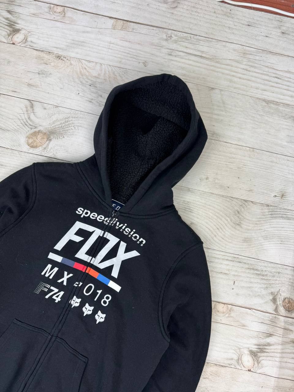 Fox Racing Vintage Fox Racing Hoodie Full Zip Sasquatch Faux Fur Lined Size US S / EU 44-46 / 1 - 2 Thumbnail