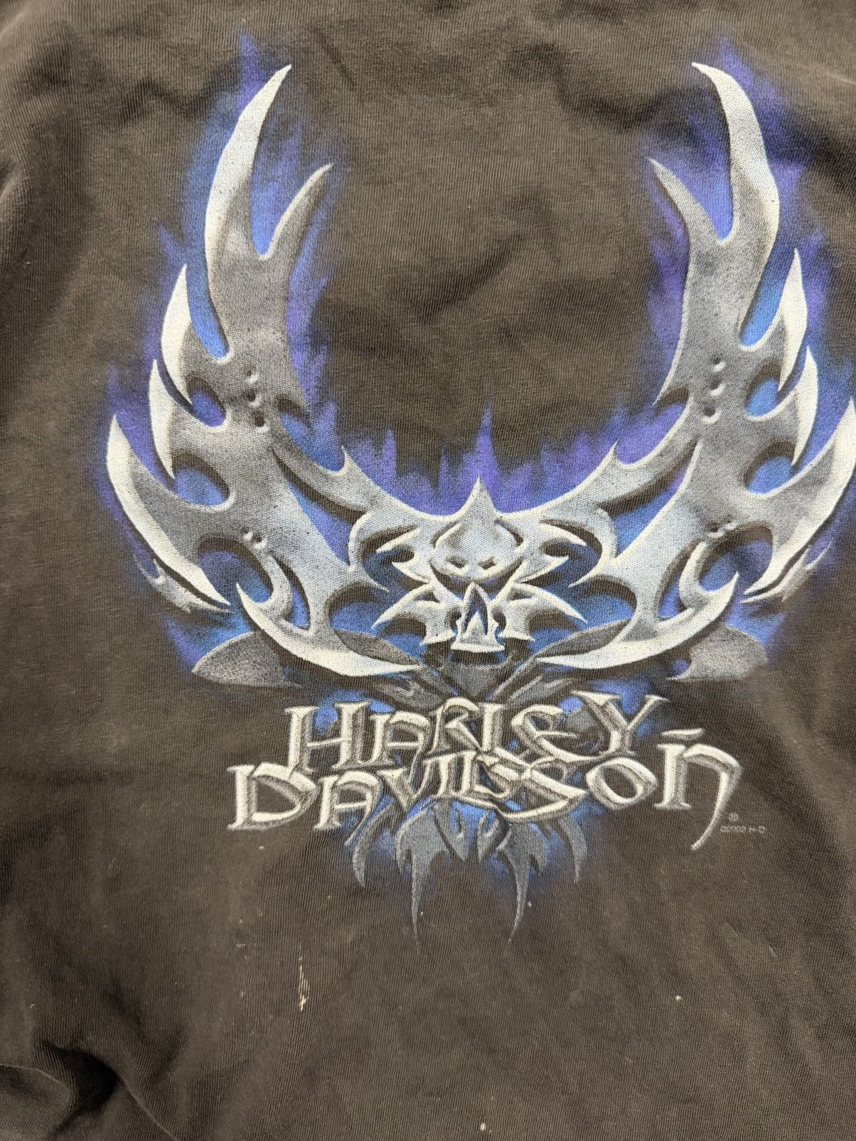 Vintage Vintage 2002 Harley Long Sleeve Size US XL / EU 56 / 4 - 4 Thumbnail