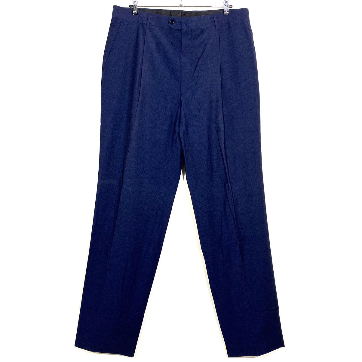 Pantalon De Costume Bleu Vintage Kenzo