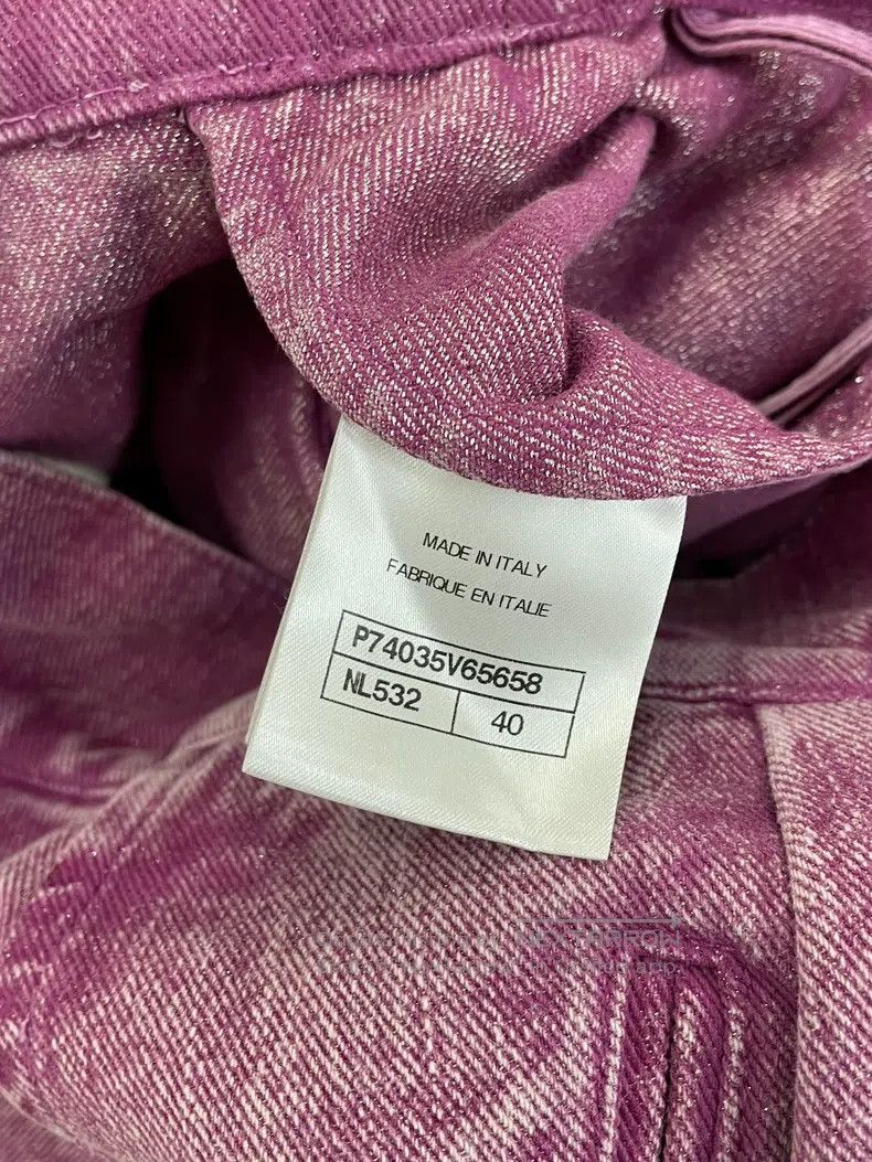 Chanel Chanel Pink logo letter double C denim skirt short skirt Size 26" / US 2 / IT 38 - 5 Thumbnail