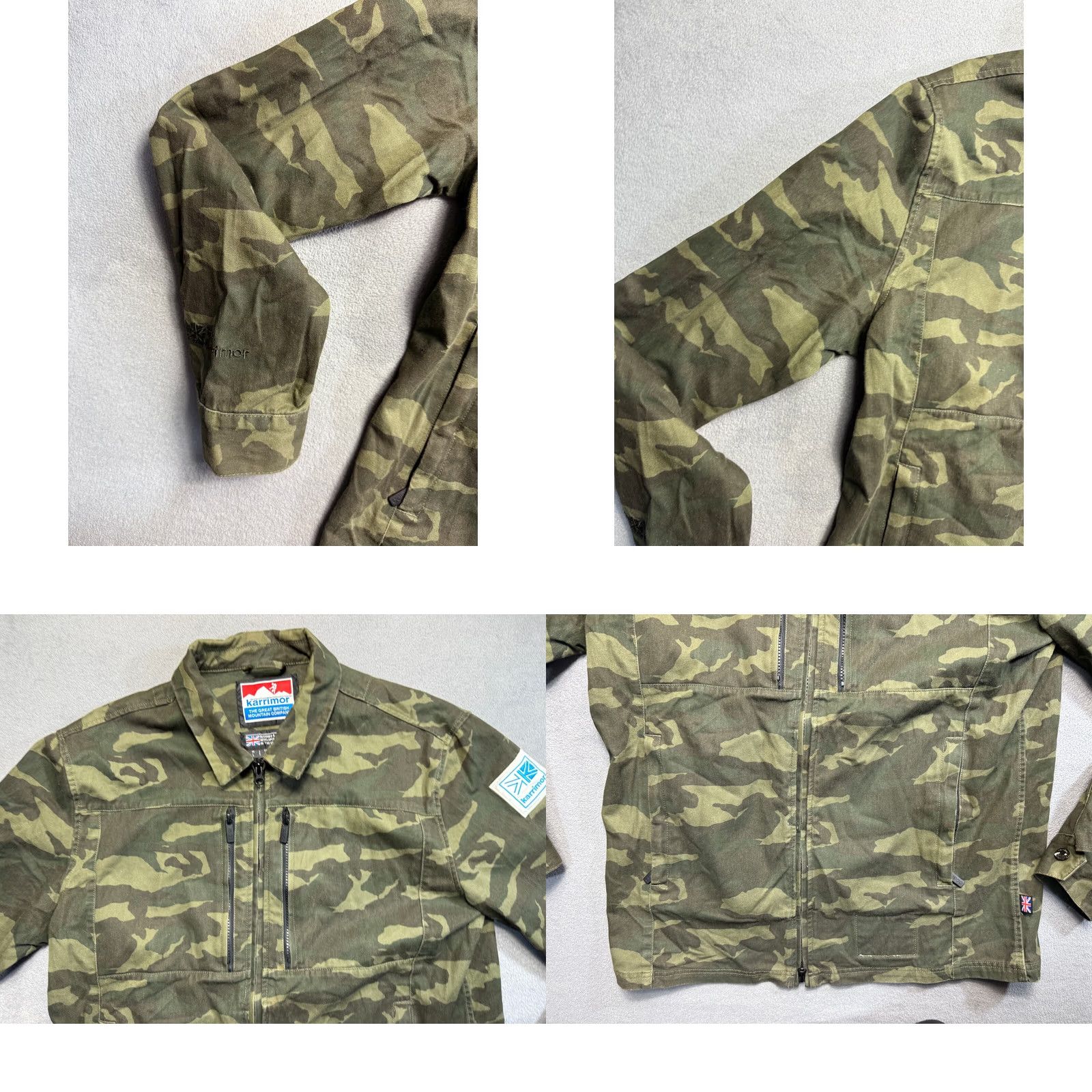 Karrimor Karrimor K100 Camo Jacket Military Mens size L Size US L / EU 52-54 / 3 - 9 Thumbnail