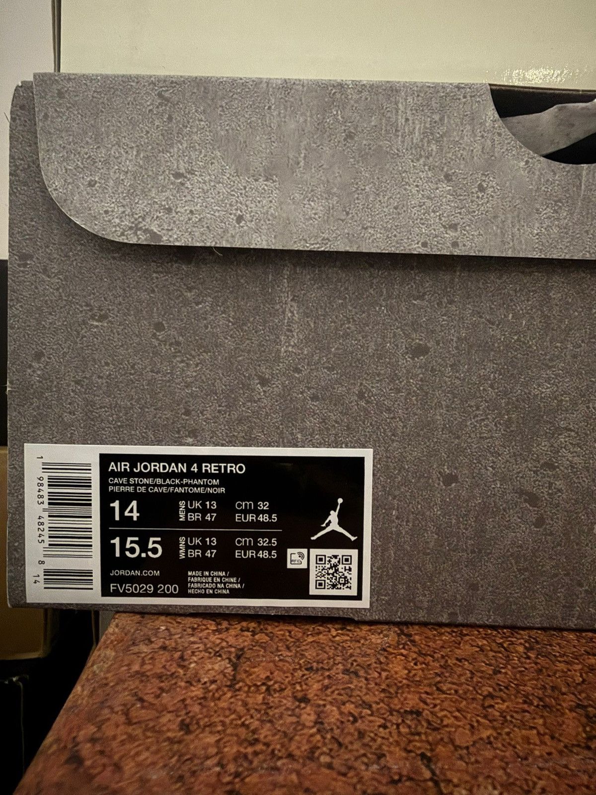 Jordan Brand Air Jordan 4 Rétro « Cave Stone » Size US 14 / EU 47 - 8 Thumbnail