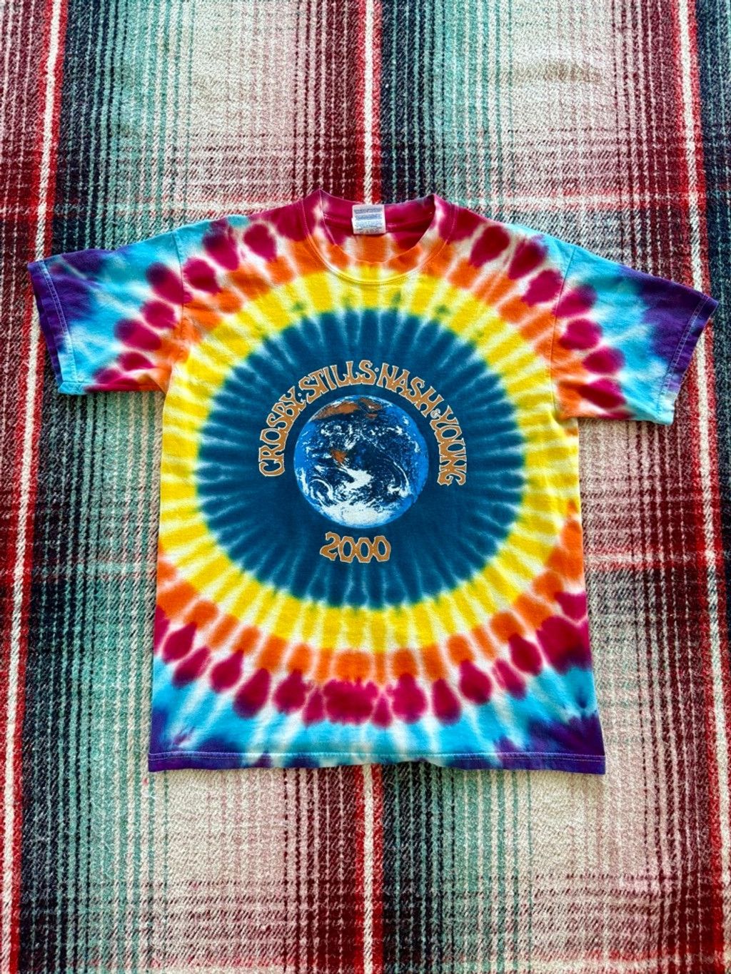 Gildan '00 Crosby Stills Nash & Young North American Tee L Size US L / EU 52-54 / 3 - 1 Thumbnail
