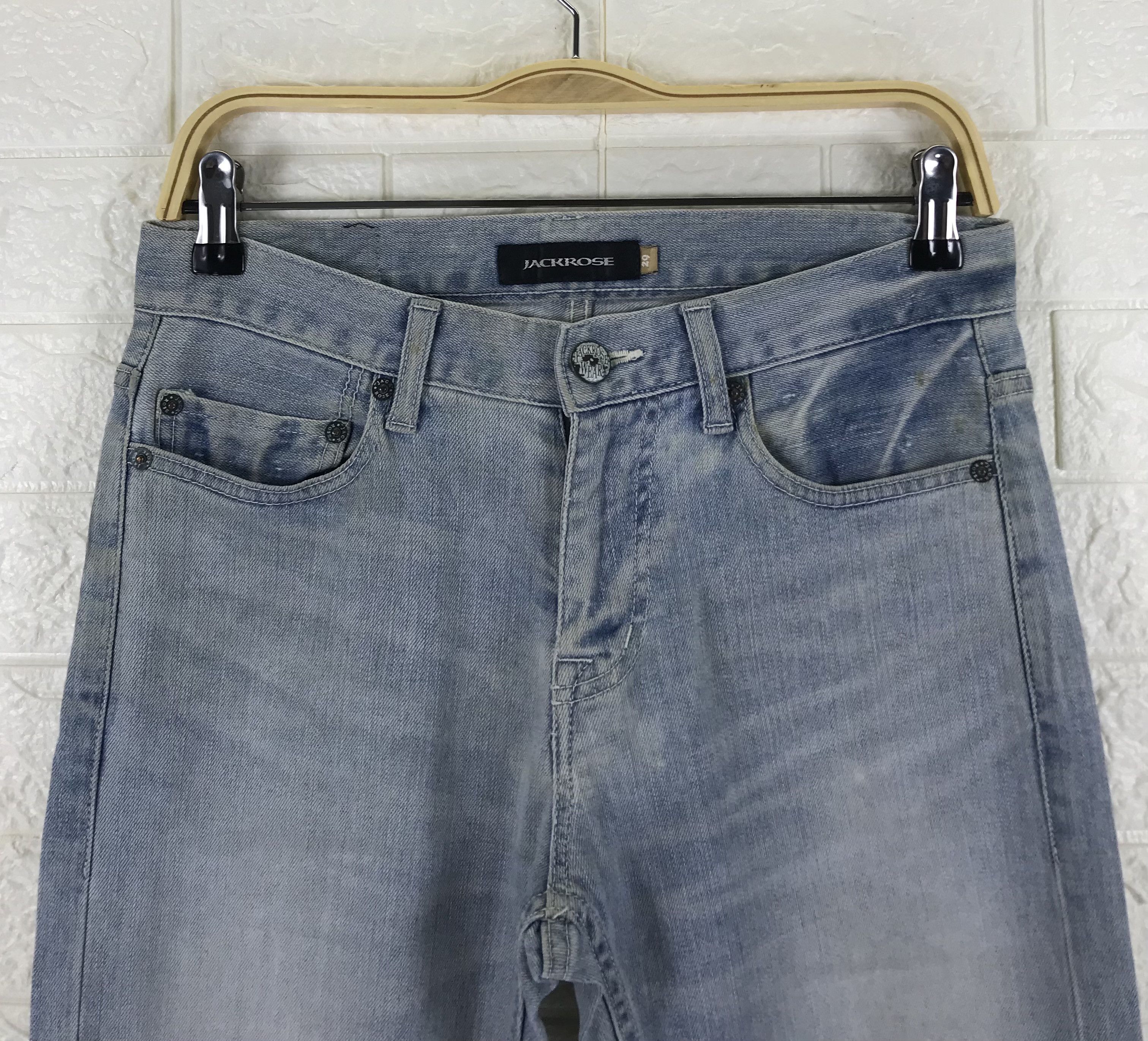 JACKROSE Vintage Jackrose Skinny Light Wash Jeans Size US 29 - 2 Thumbnail