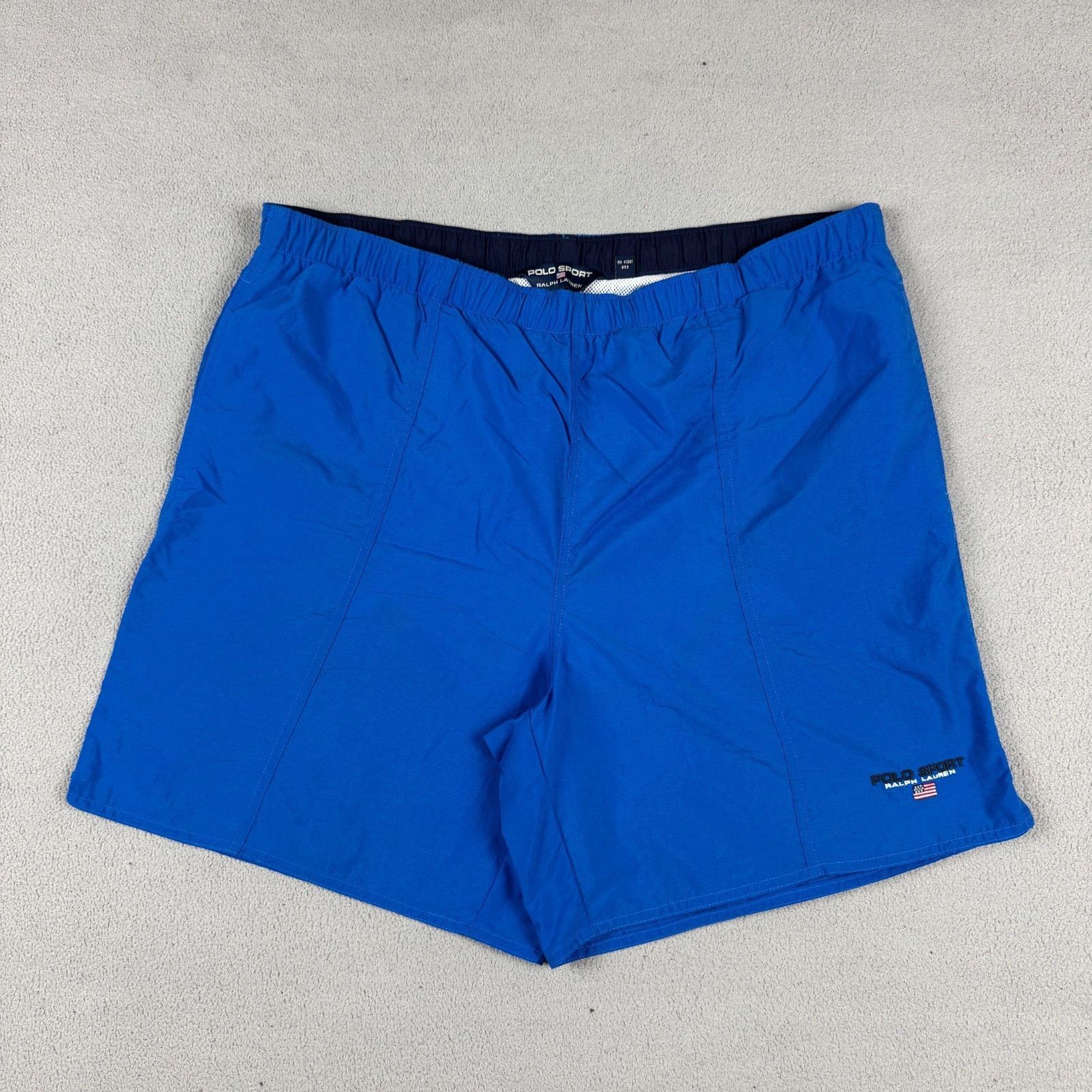 Polo Ralph Lauren VTG Polo Sport Flag Swim Trunks Mesh Lining Ralph Lauren XL Size US 38 / EU 54 - 1 Thumbnail