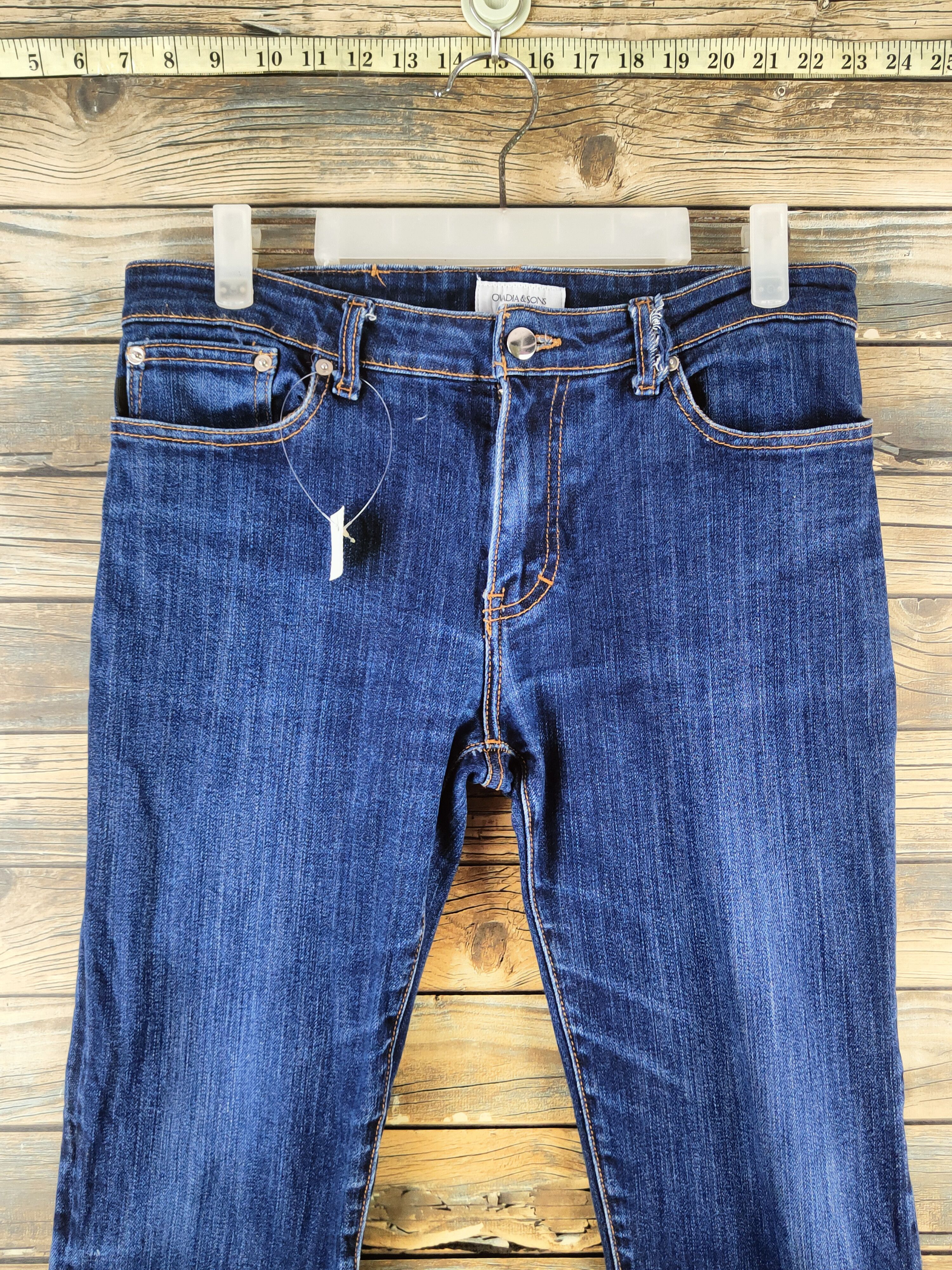 Ovadia & Sons Ovadia & Sons Blue Distressed Ripped Jeans #S2913 Size US 31 - 2 Thumbnail