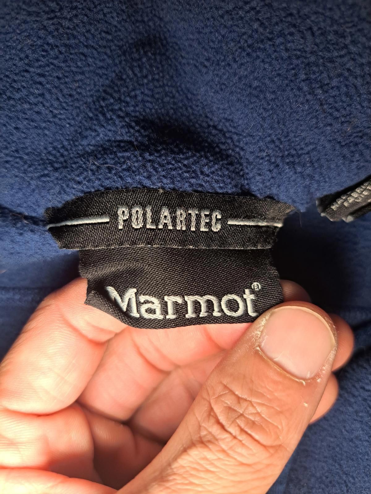 Marmot Marmot Fleece Vest Mens Large Blue Full Zip Polartec Size US L / EU 52-54 / 3 - 2 Thumbnail