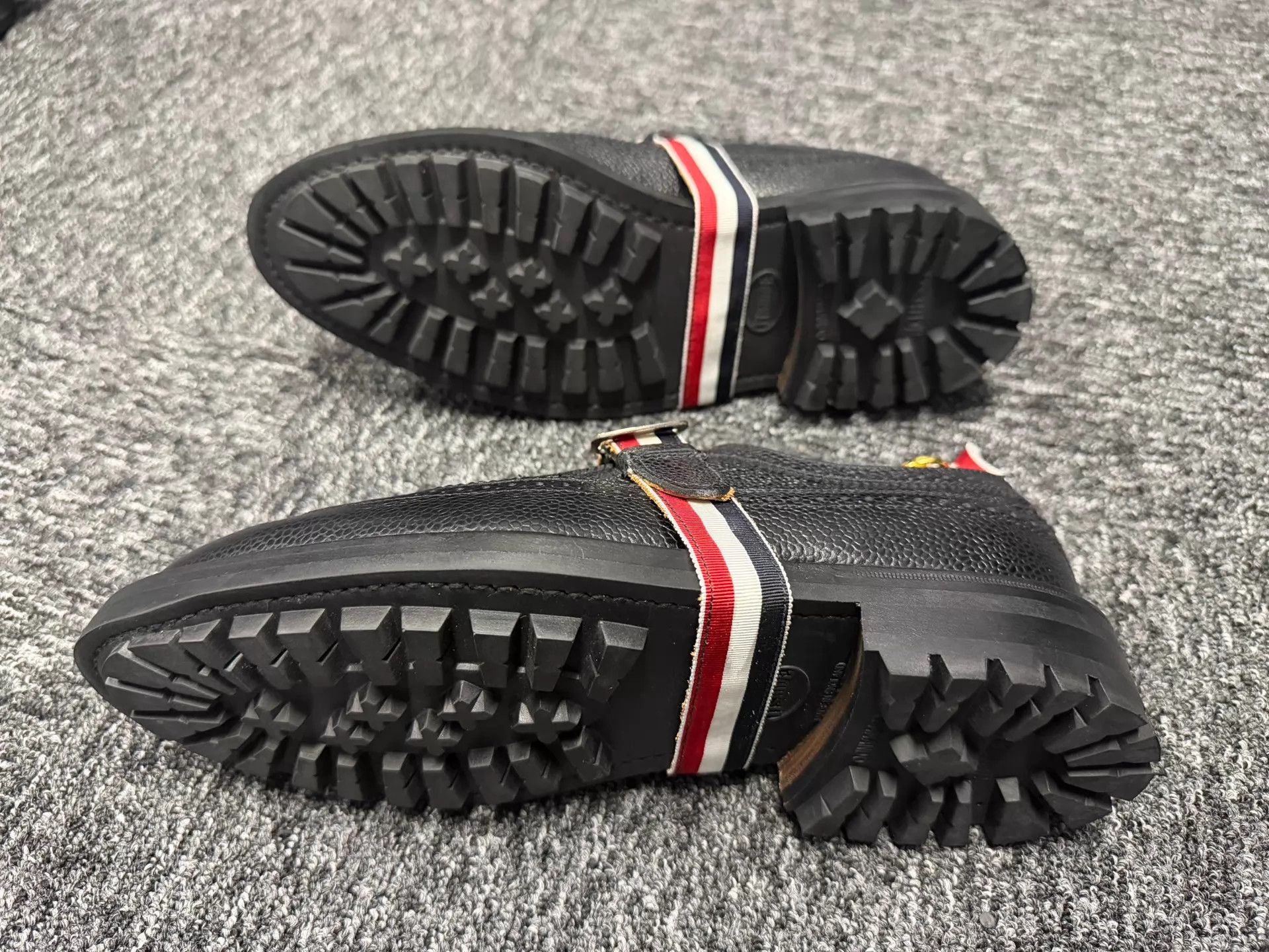Thom Browne Thom Browne Men's Tri-Color Monk Strap Brogue US8 Size US 8 / EU 41 - 4 Thumbnail