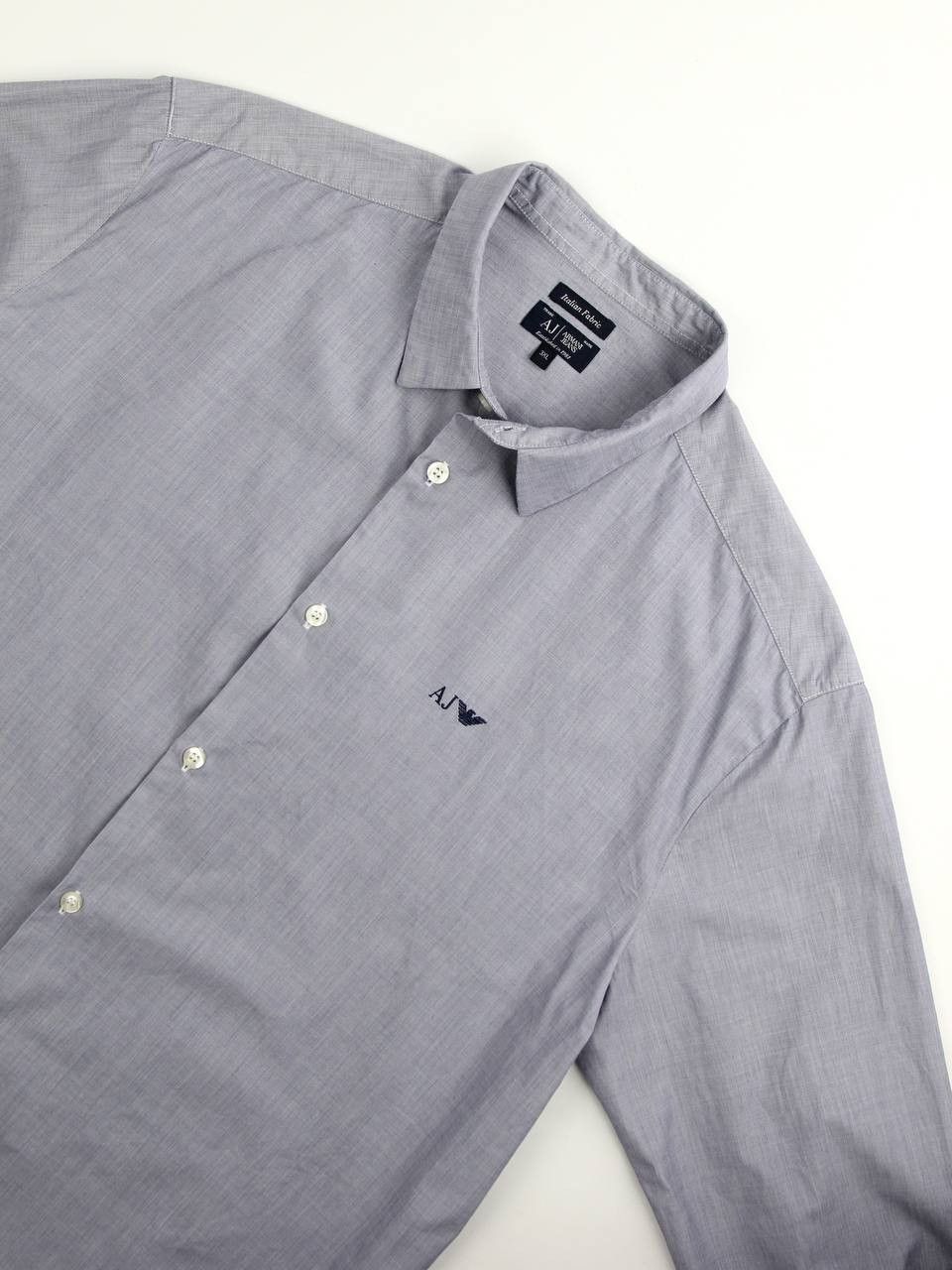 Armani ARMANI JEANS Cotton shirt with logo Size US XXL / EU 58 / 5 - 7 Thumbnail