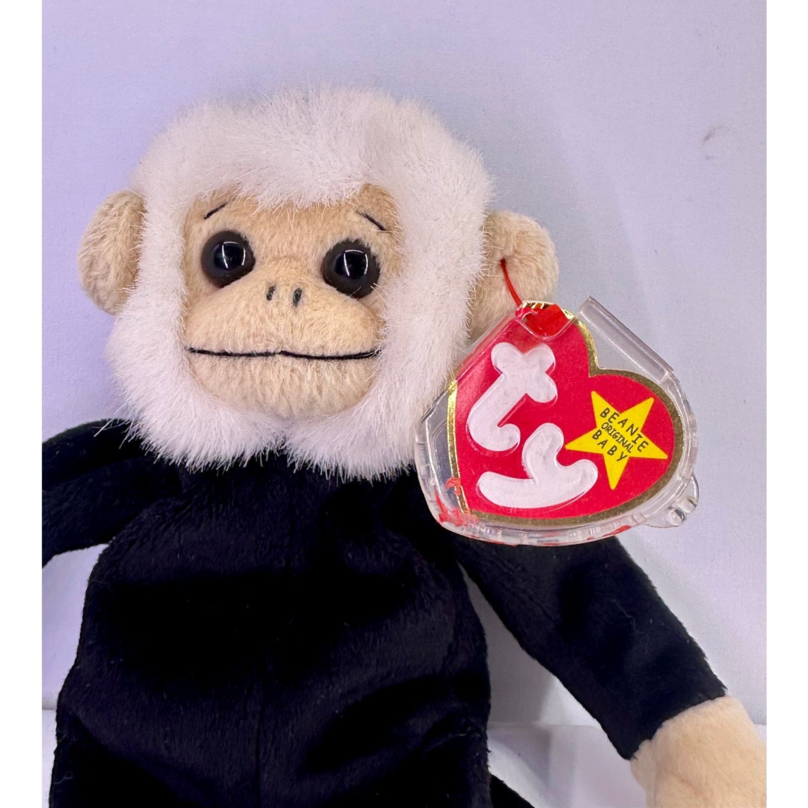 & Other Stories Vintage 1998 Ty Beanie Baby Mooch The Monkey Soft Plushie Size ONE SIZE - 4 Thumbnail