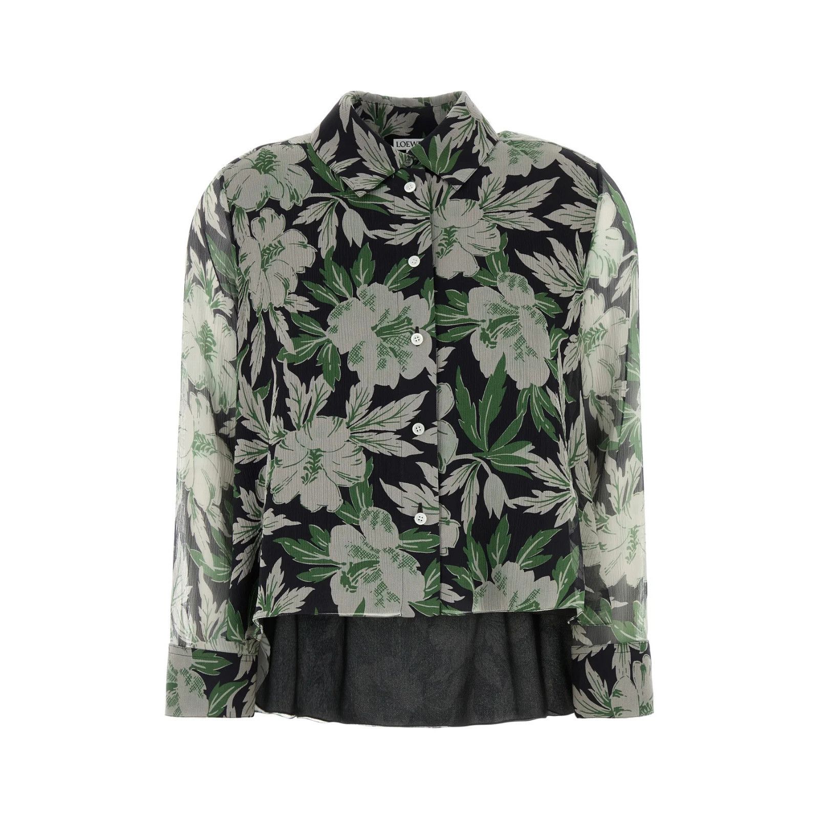 LOEWE Silk Shirt New )