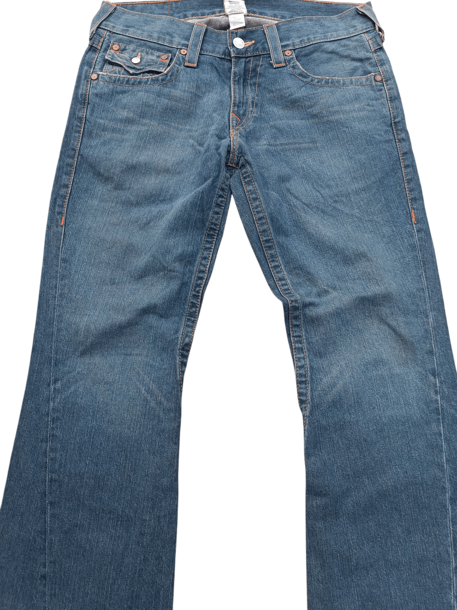 True Religion VINTAGE True Religion Joey Flare Jeans TR026 Size US 34 / EU 50 - 9 Thumbnail