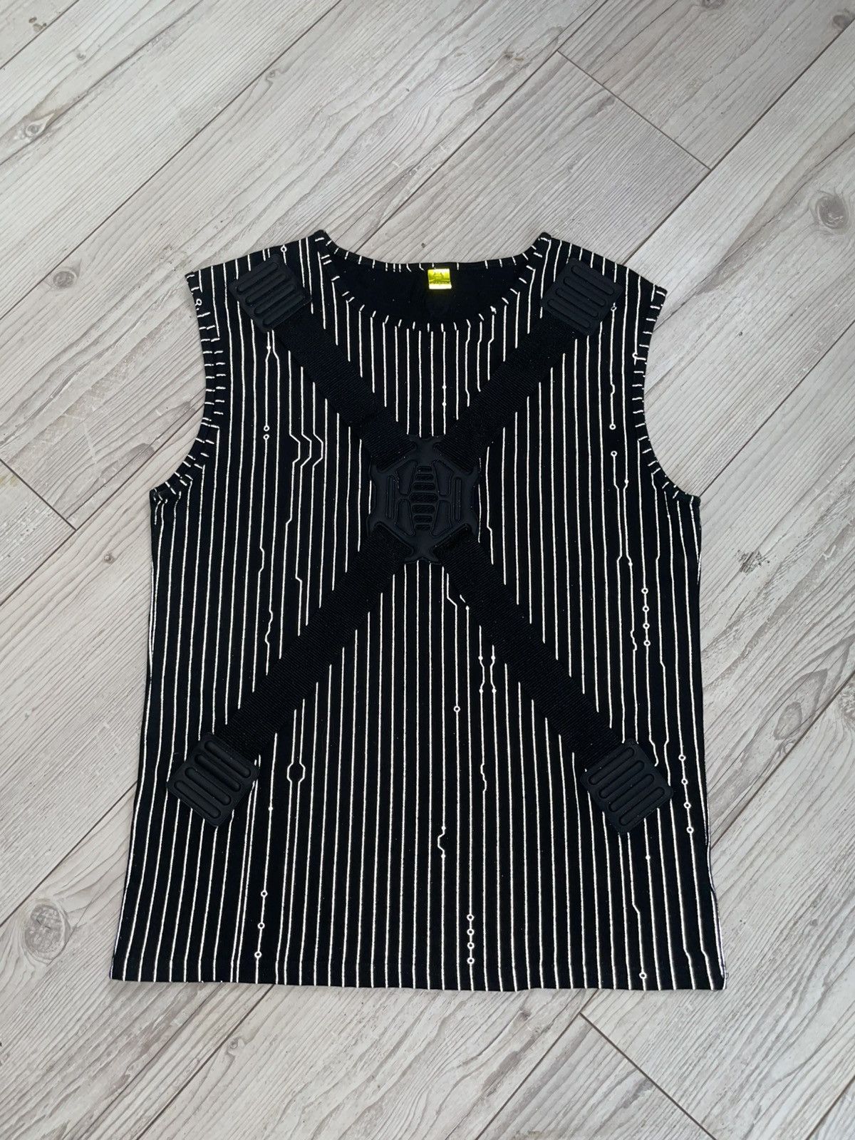 Japanese Brand × Vintage Cyberdog bondage reflective t shirt Size US M / EU 48-50 / 2 - 2 Thumbnail