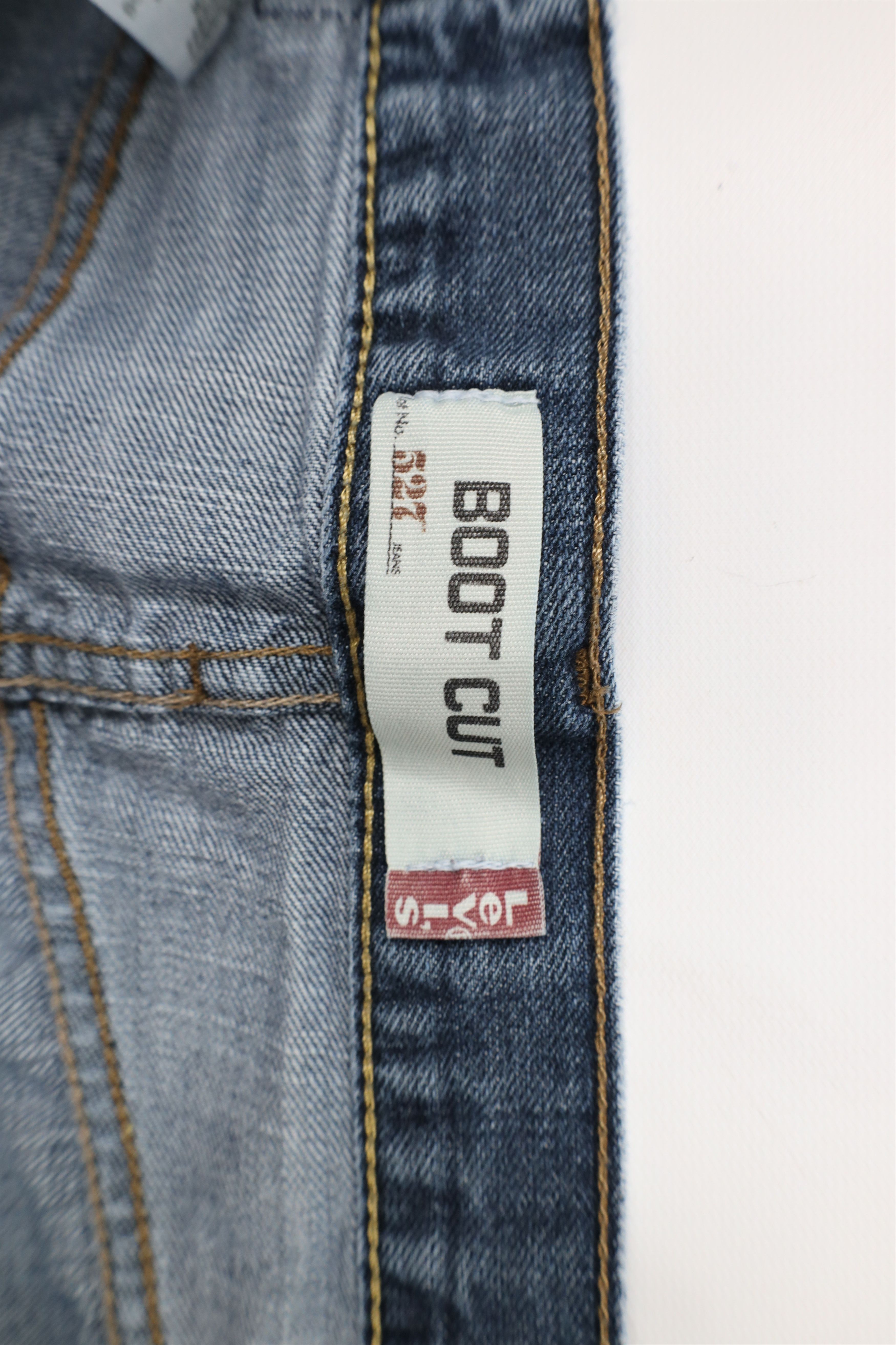 Levi's × Vintage Vintage Y2K Levis 527 Wide Leg Bootcut Denim Jeans Blue Size US 36 / EU 52 - 8 Thumbnail