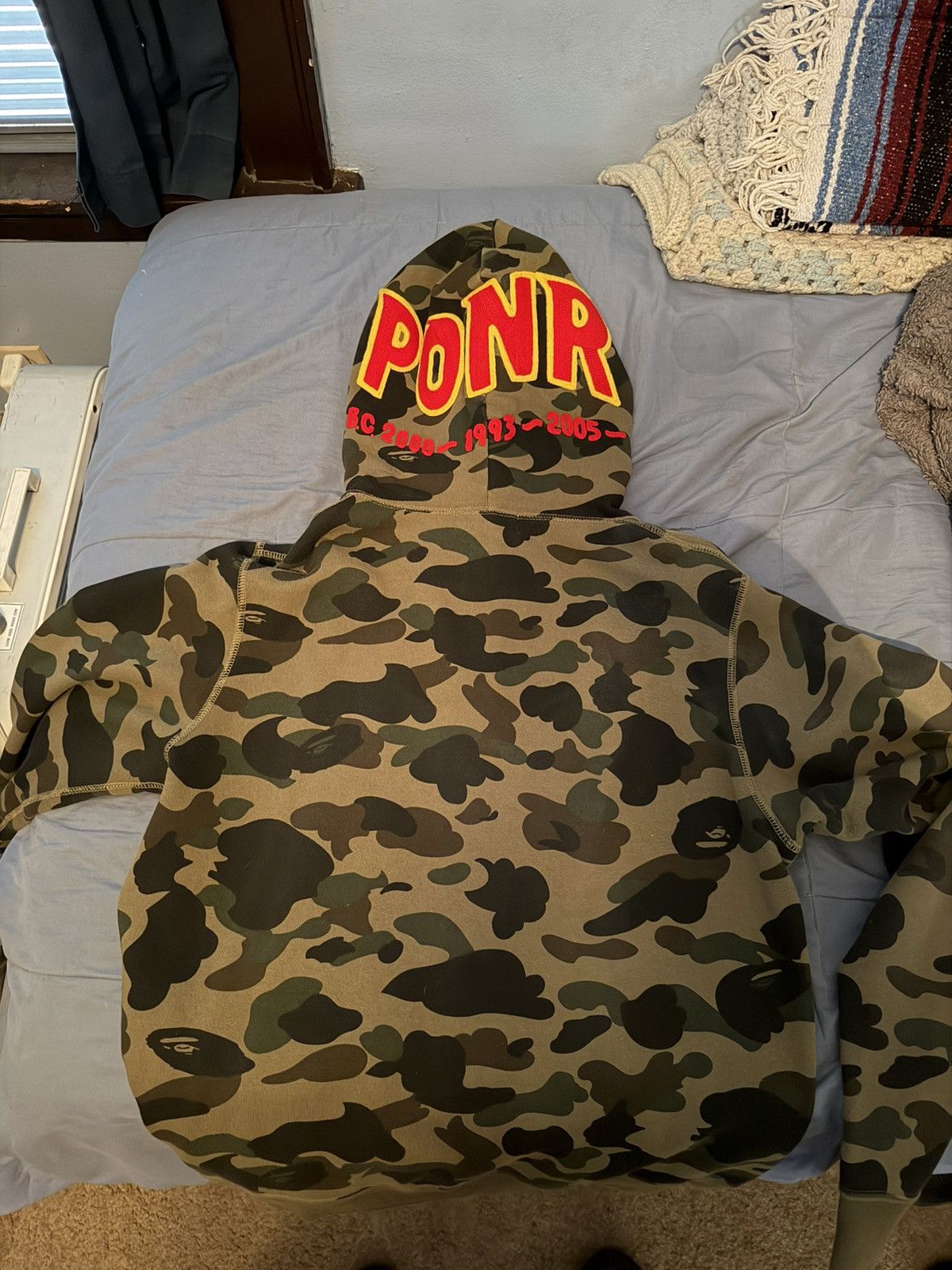 Bape Bape Ponr 1st Camo Full Zip Hoodie Size US L / EU 52-54 / 3 - 2 Thumbnail