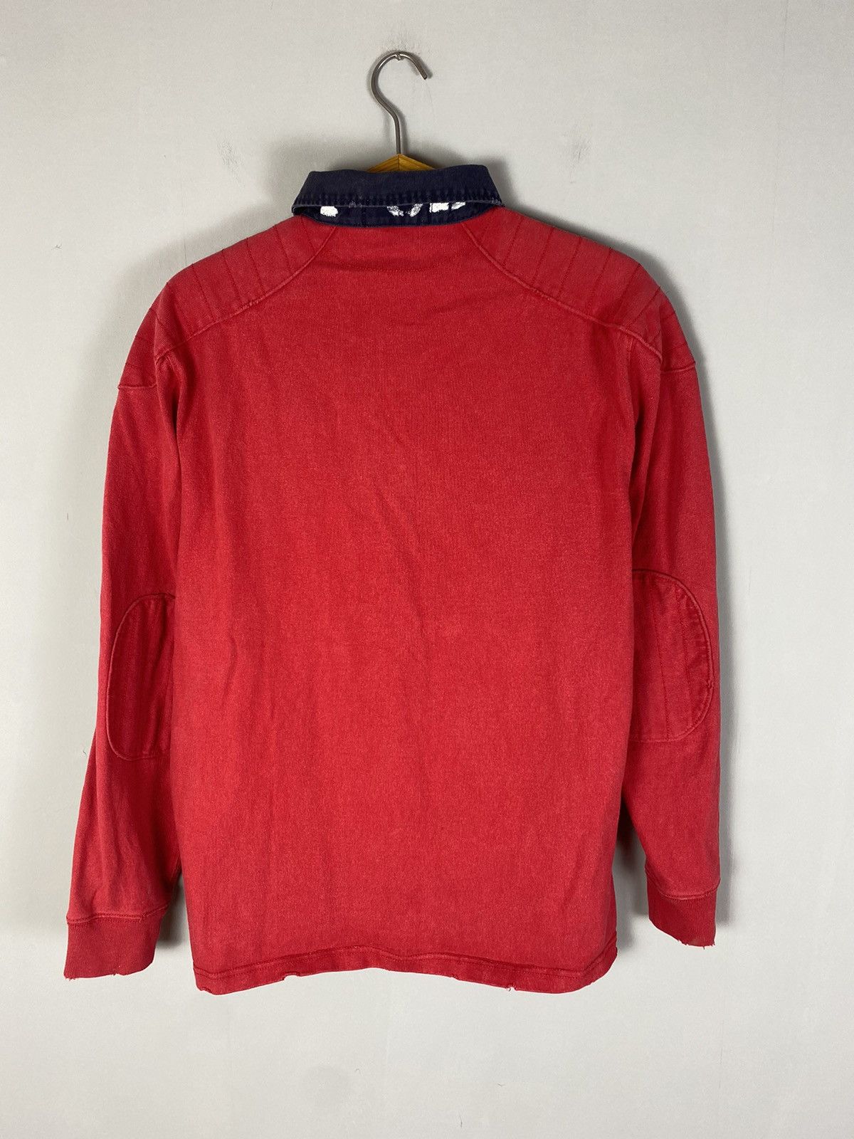 Ralph Lauren Vintage 90s polo Ralph Lauren rugby long sleeve big logo Size US L / EU 52-54 / 3 - 11 Thumbnail