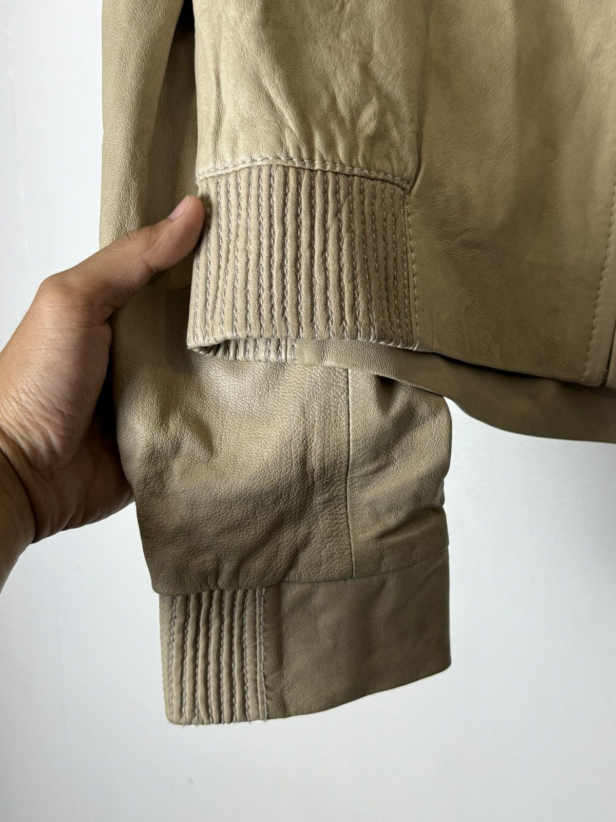 Adidas Y-3 Yohji Yamamoto | Adidas | Leather Hoodie Jacket Size US XS / EU 42 / 0 - 7 Thumbnail