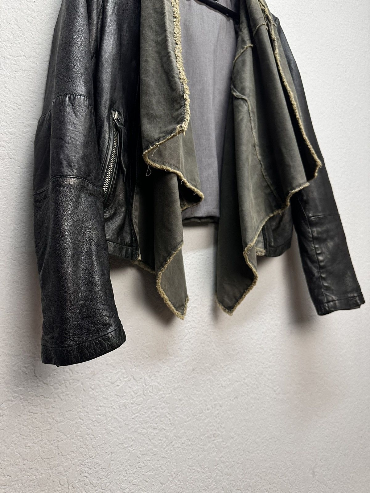 Marithe + Francois Girbaud Freaky Nations leather jacket Avantgarde Gothic Military Size M / US 6-8 / IT 42-44 - 7 Thumbnail