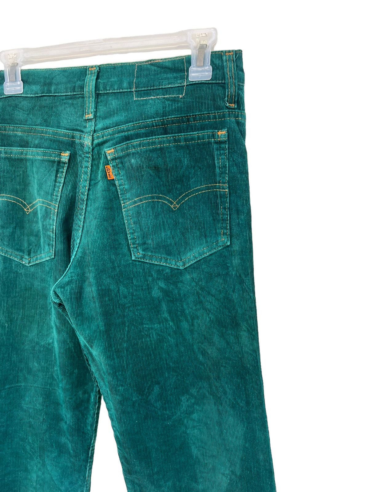 Levi's Vintage 70s Levi’s Orange Tab Faded Green Corduroy Pant Size US 29 - 18 Thumbnail